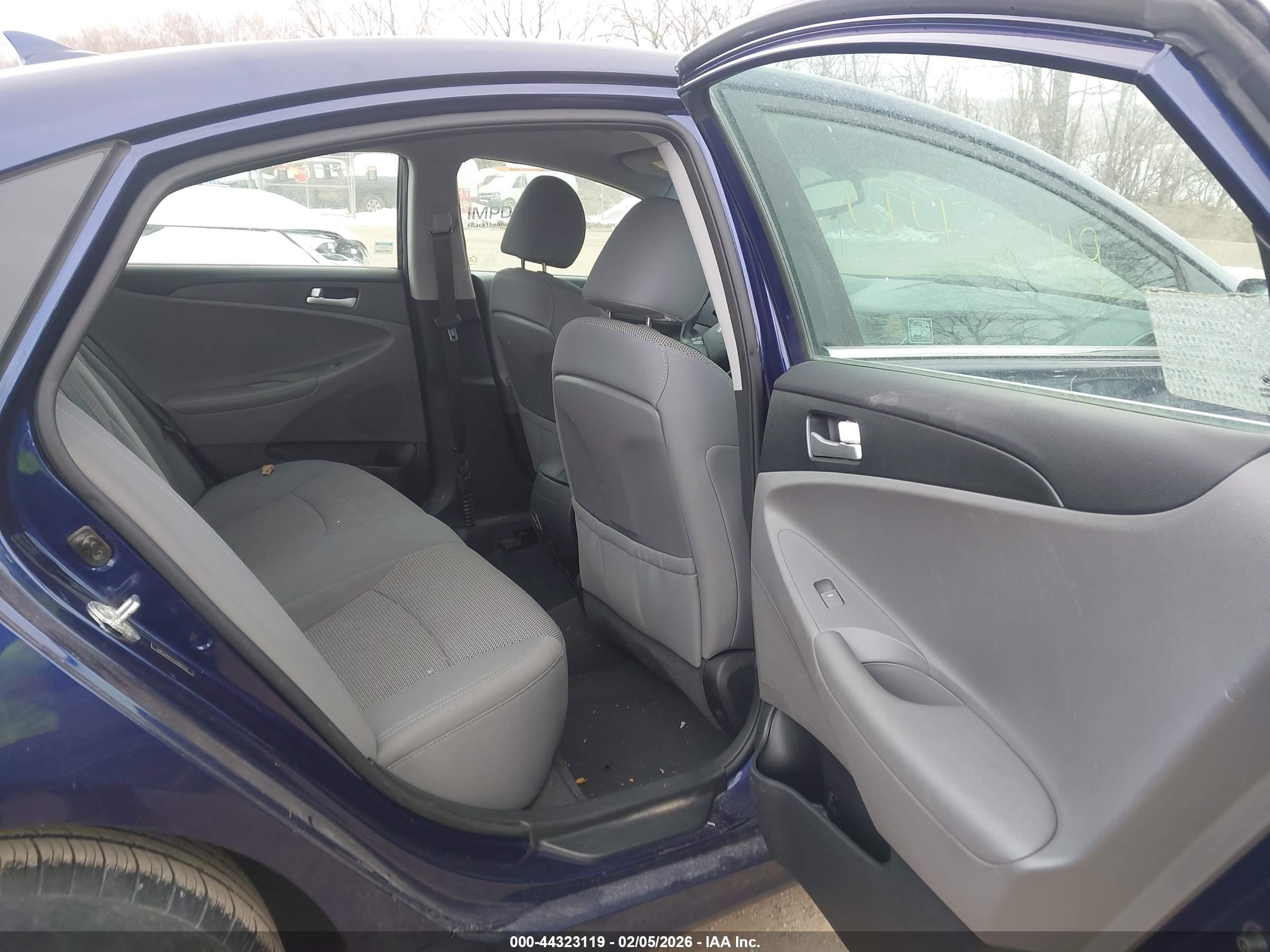 2012 Hyundai Sonata Gls Blue vin: 5NPEB4AC1CH485174