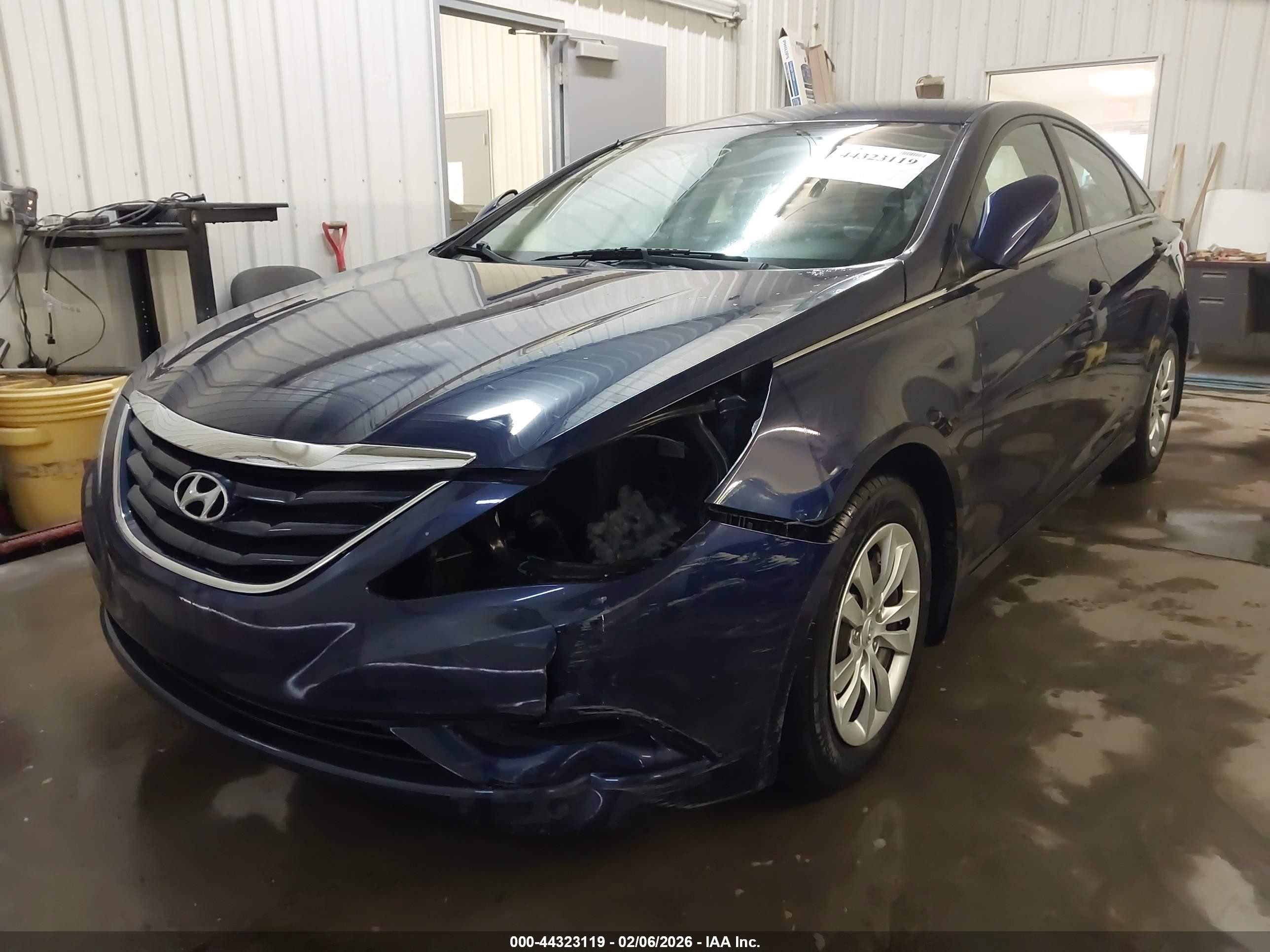 2012 Hyundai Sonata Gls Blue vin: 5NPEB4AC1CH485174