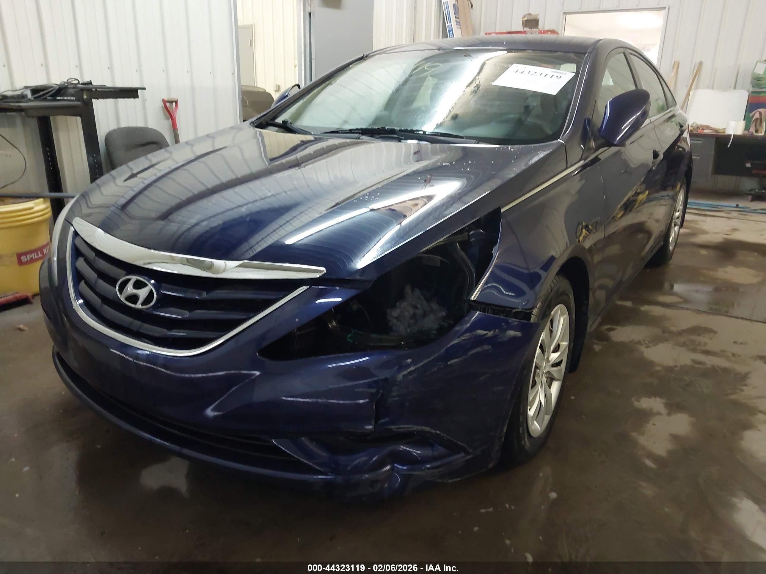 2012 Hyundai Sonata Gls Blue vin: 5NPEB4AC1CH485174