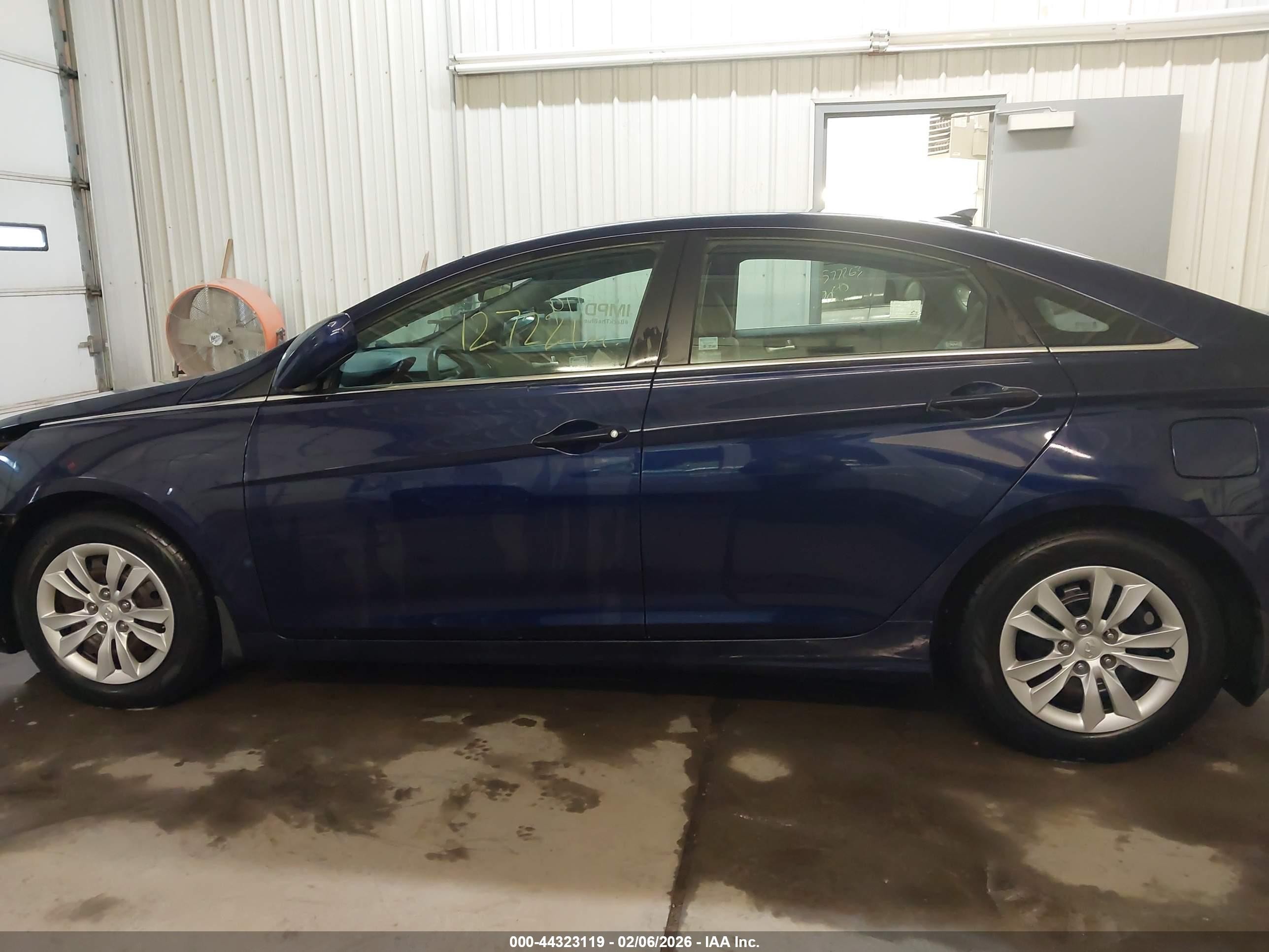 2012 Hyundai Sonata Gls Blue vin: 5NPEB4AC1CH485174