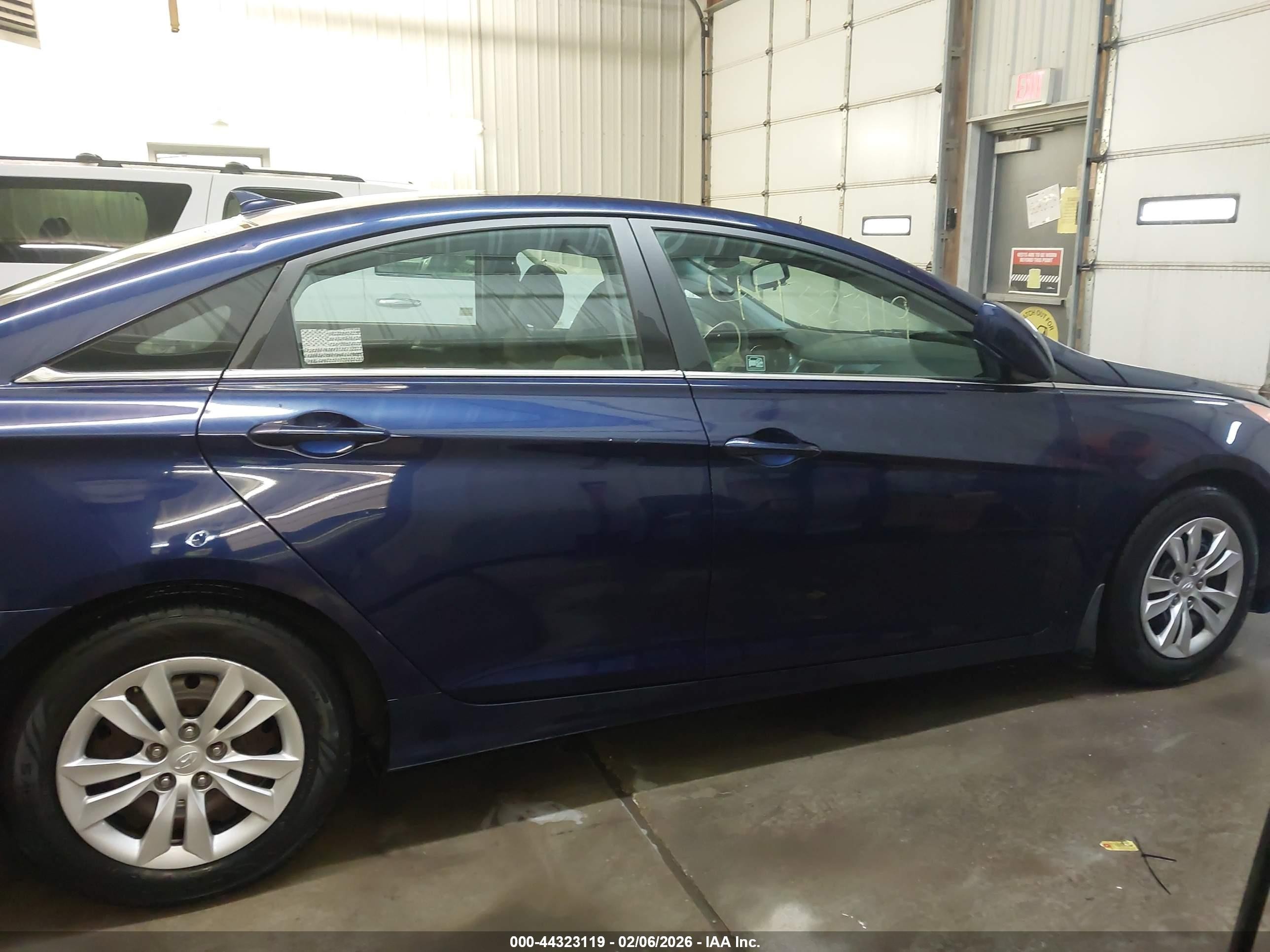 2012 Hyundai Sonata Gls Blue vin: 5NPEB4AC1CH485174