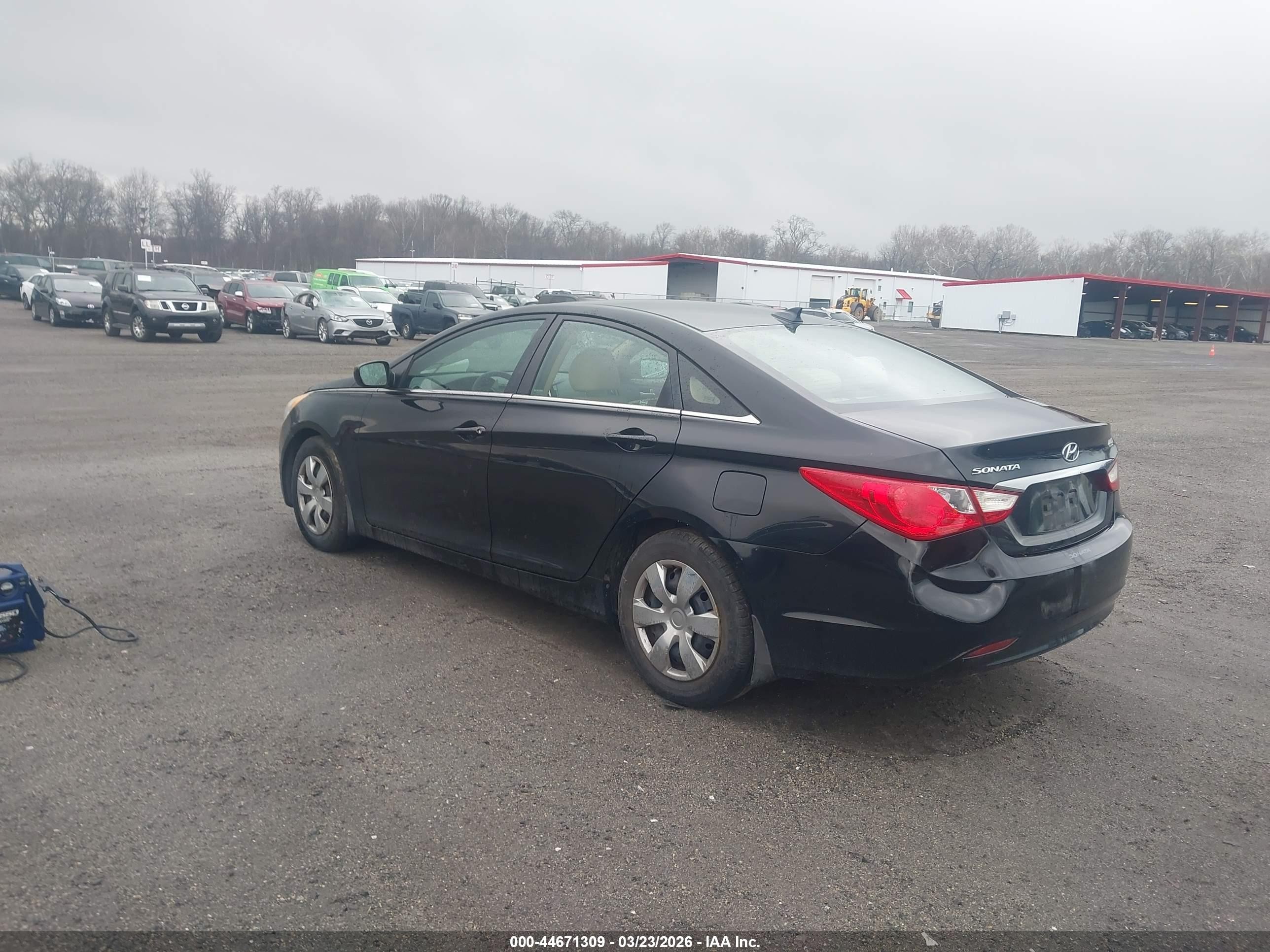 2012 Hyundai Sonata Gls Black vin: 5NPEB4AC1CH488740