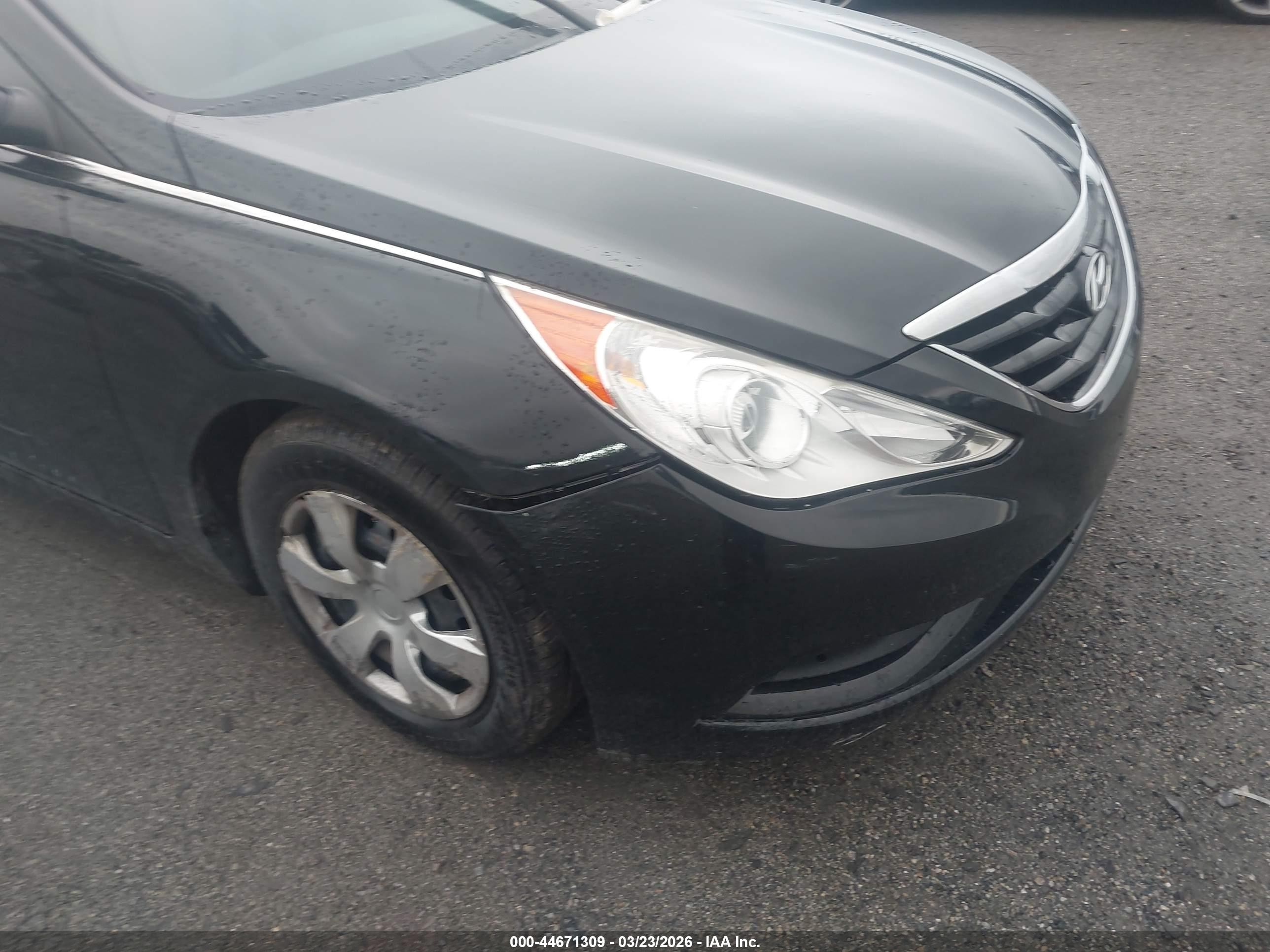 2012 Hyundai Sonata Gls Black vin: 5NPEB4AC1CH488740
