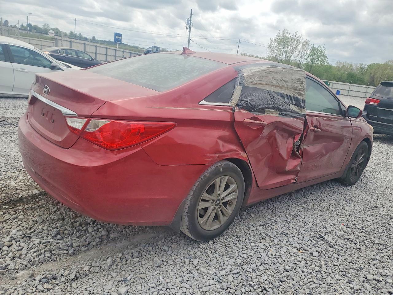 2012 Hyundai Sonata Gls Red vin: 5NPEB4AC1CH496286