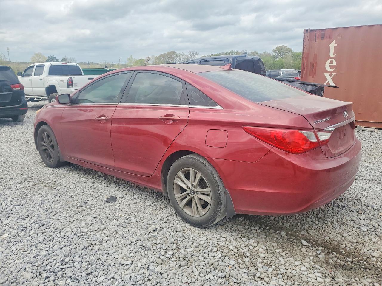 2012 Hyundai Sonata Gls Red vin: 5NPEB4AC1CH496286