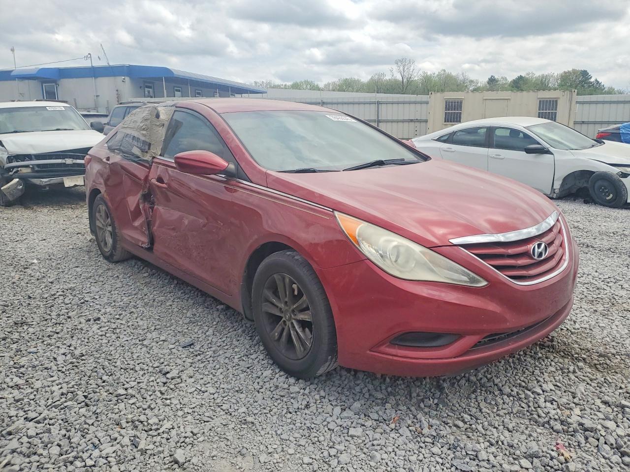 2012 Hyundai Sonata Gls Red vin: 5NPEB4AC1CH496286