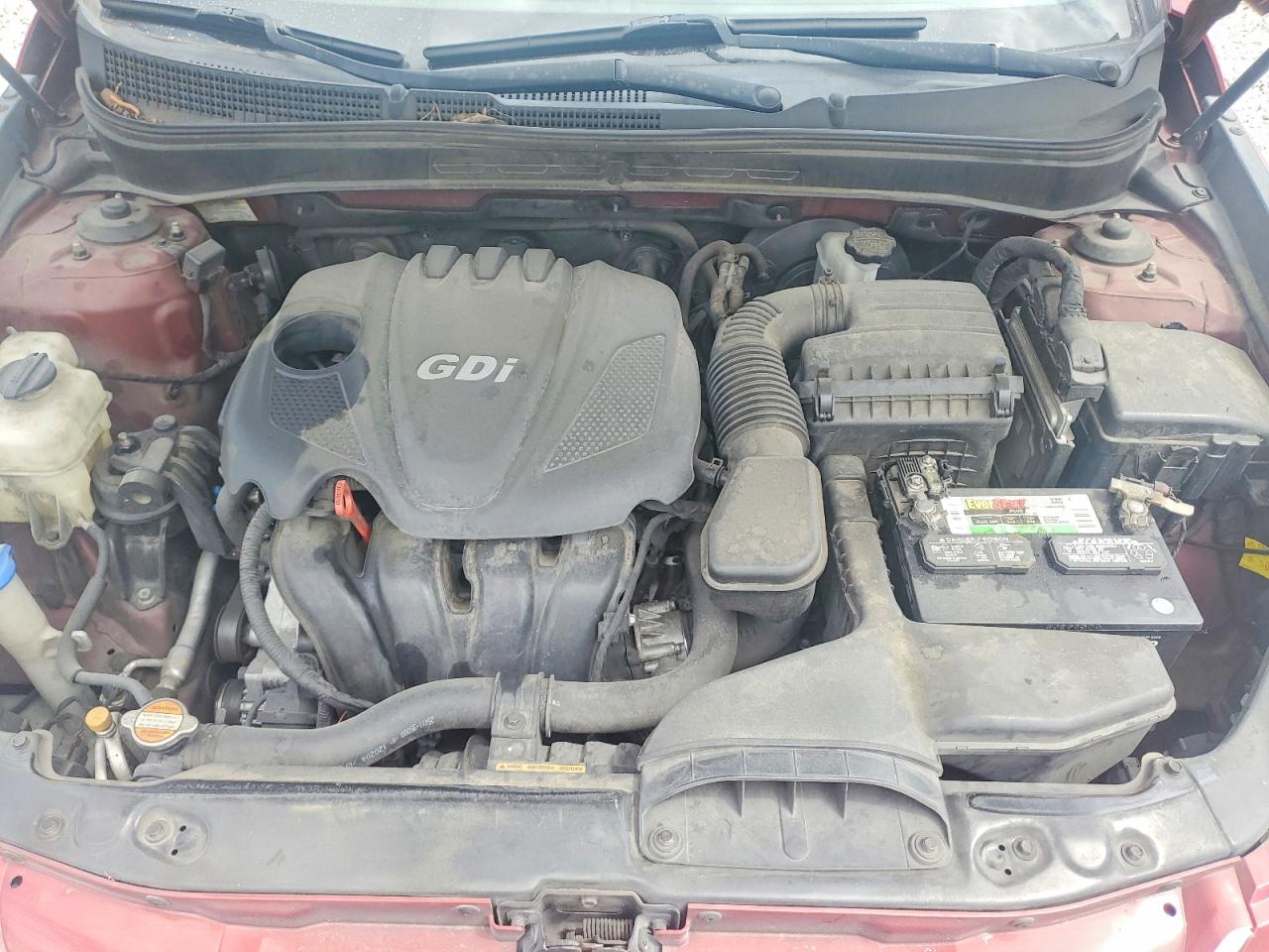 2012 Hyundai Sonata Gls Red vin: 5NPEB4AC1CH496286