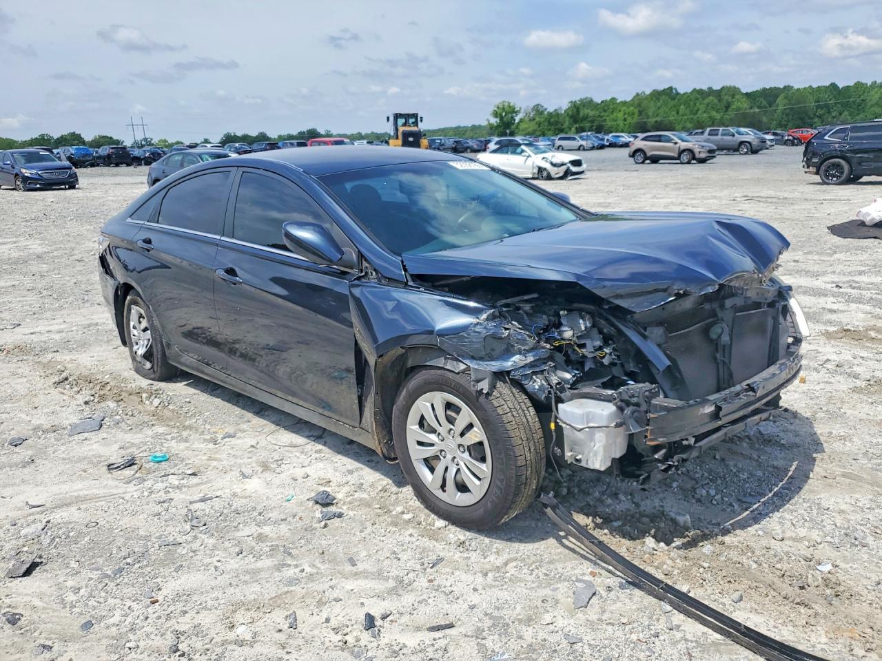 2012 Hyundai Sonata Gls Blue vin: 5NPEB4AC1CH500594