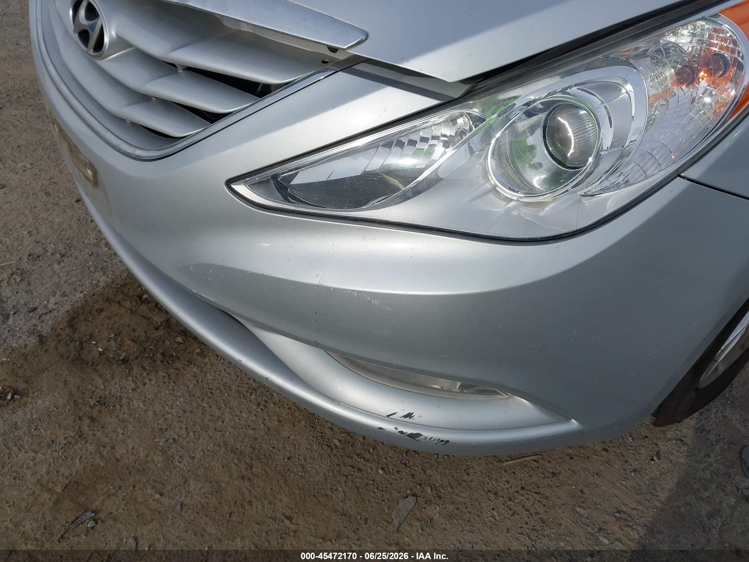 2013 Hyundai Sonata Gls Silver vin: 5NPEB4AC1DH518482