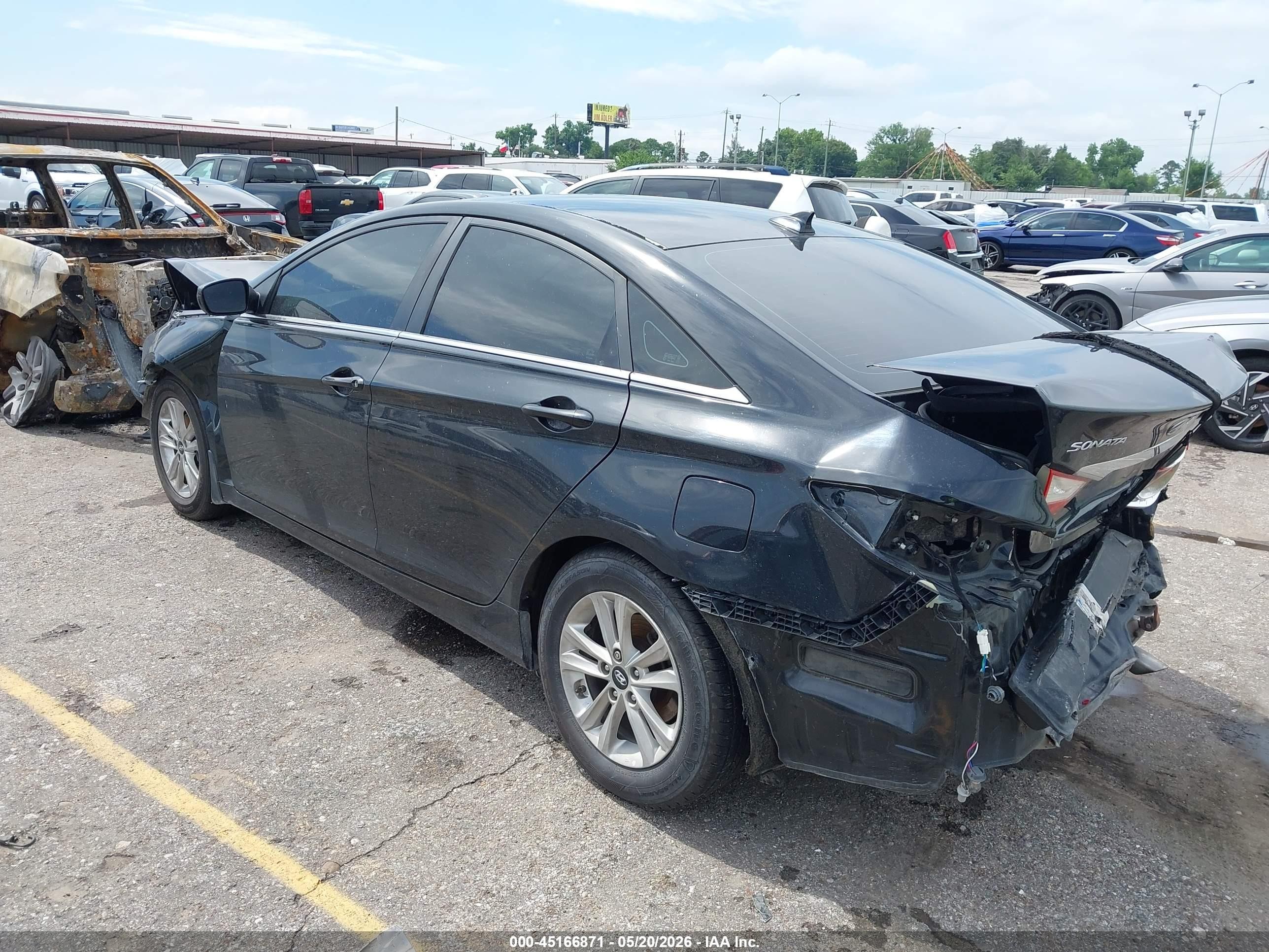 2013 Hyundai Sonata Gls Black vin: 5NPEB4AC1DH520569