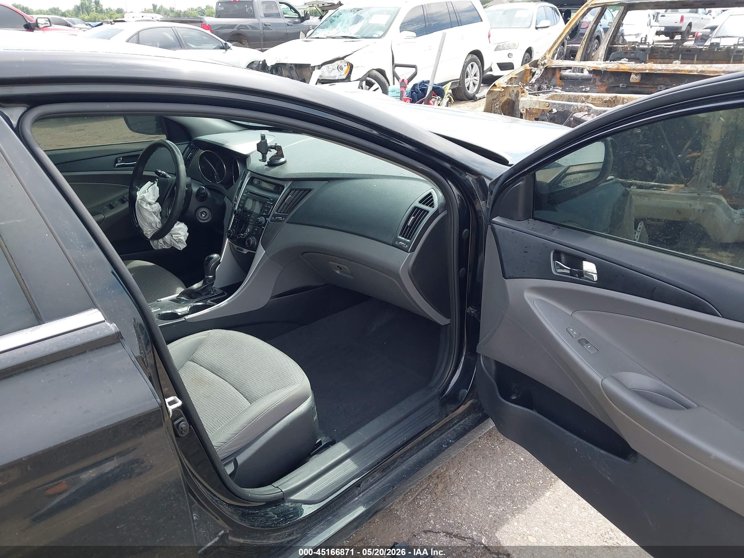 2013 Hyundai Sonata Gls Black vin: 5NPEB4AC1DH520569