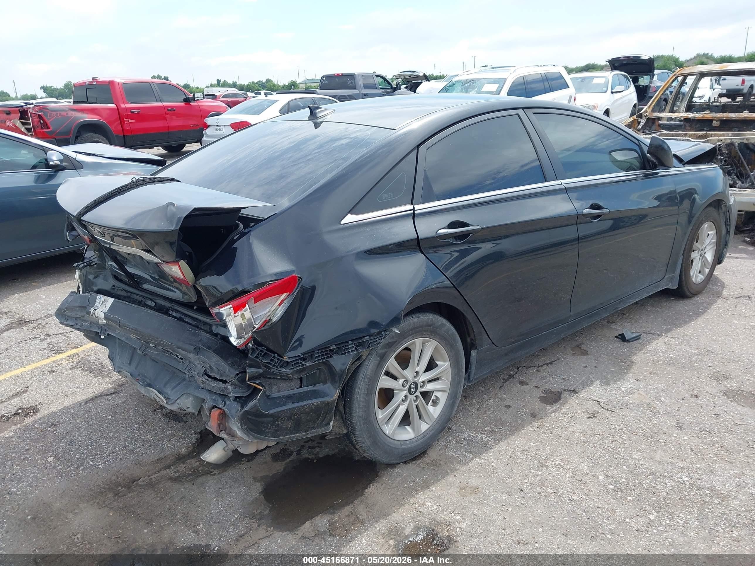 2013 Hyundai Sonata Gls Black vin: 5NPEB4AC1DH520569
