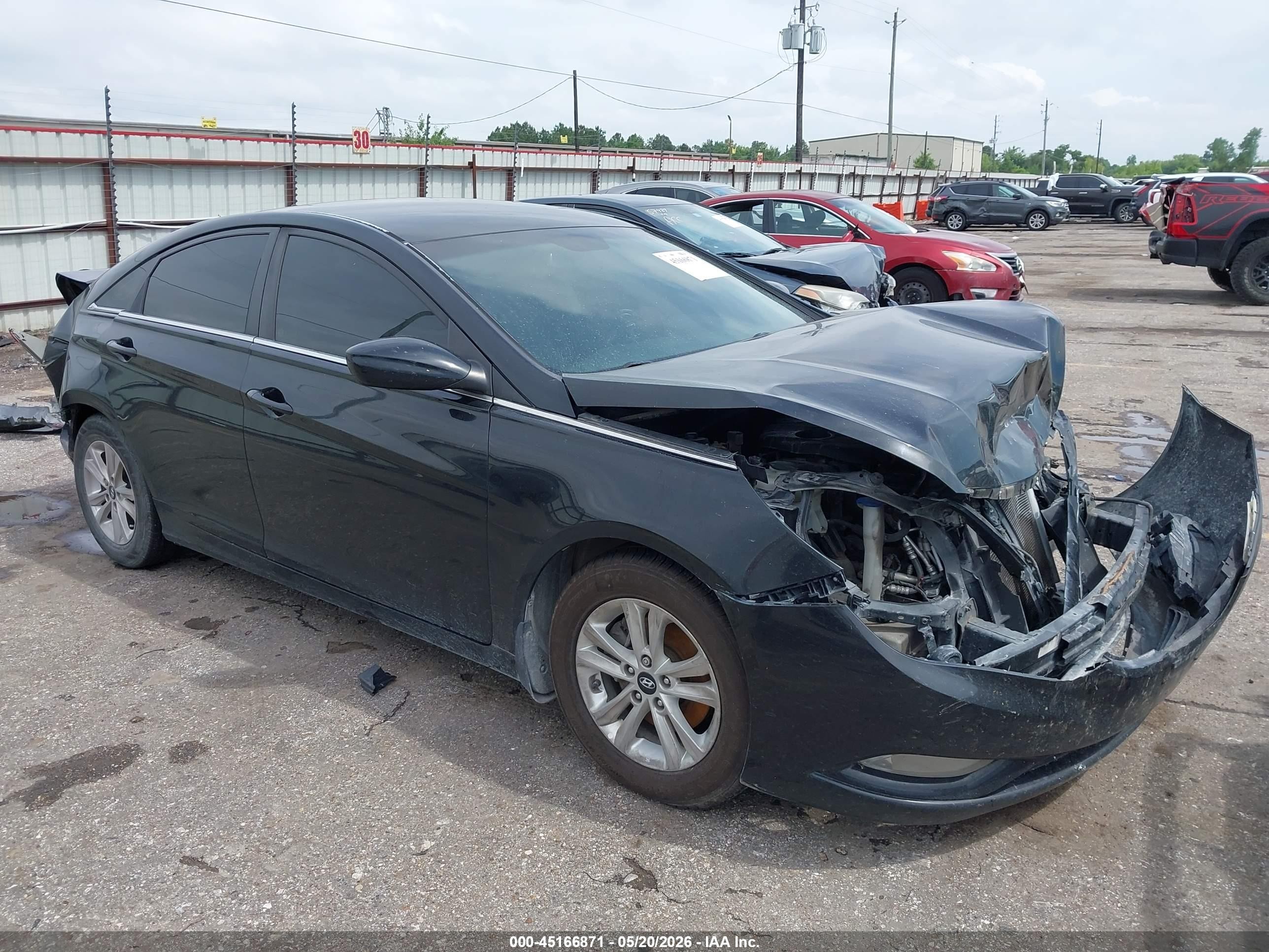 2013 Hyundai Sonata Gls Black vin: 5NPEB4AC1DH520569