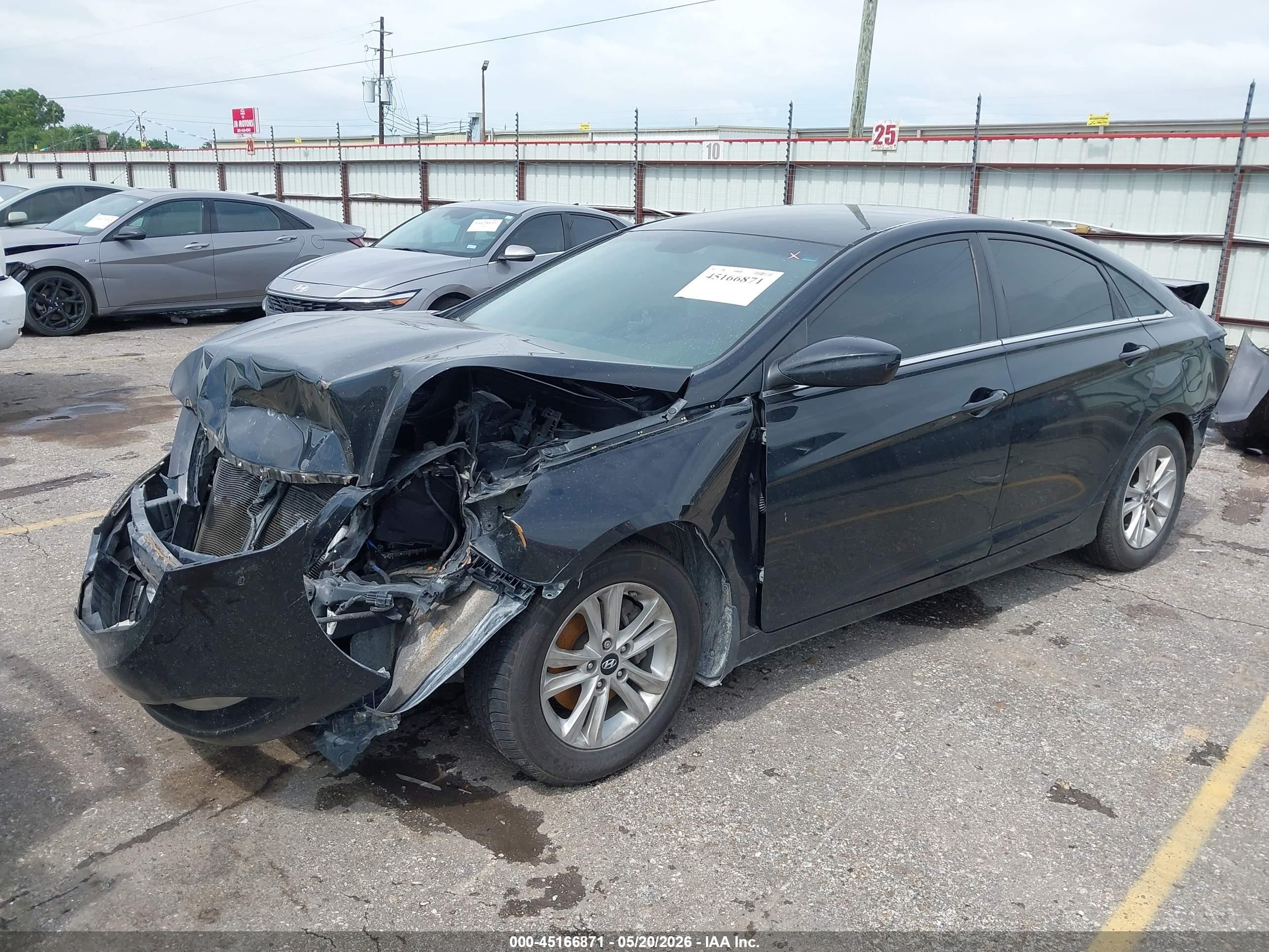 2013 Hyundai Sonata Gls Black vin: 5NPEB4AC1DH520569