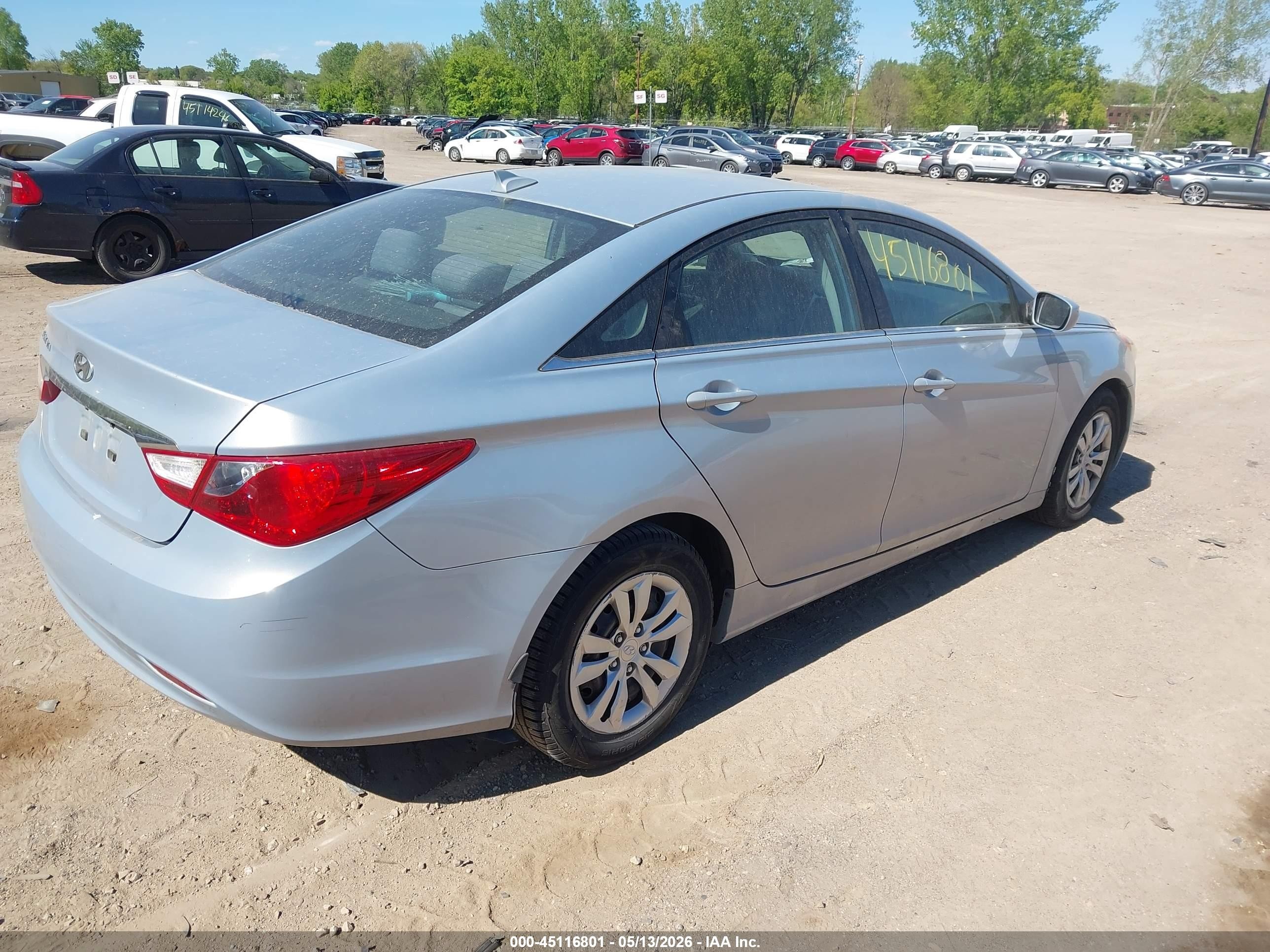 2013 Hyundai Sonata Gls Серебряный vin: 5NPEB4AC1DH532365