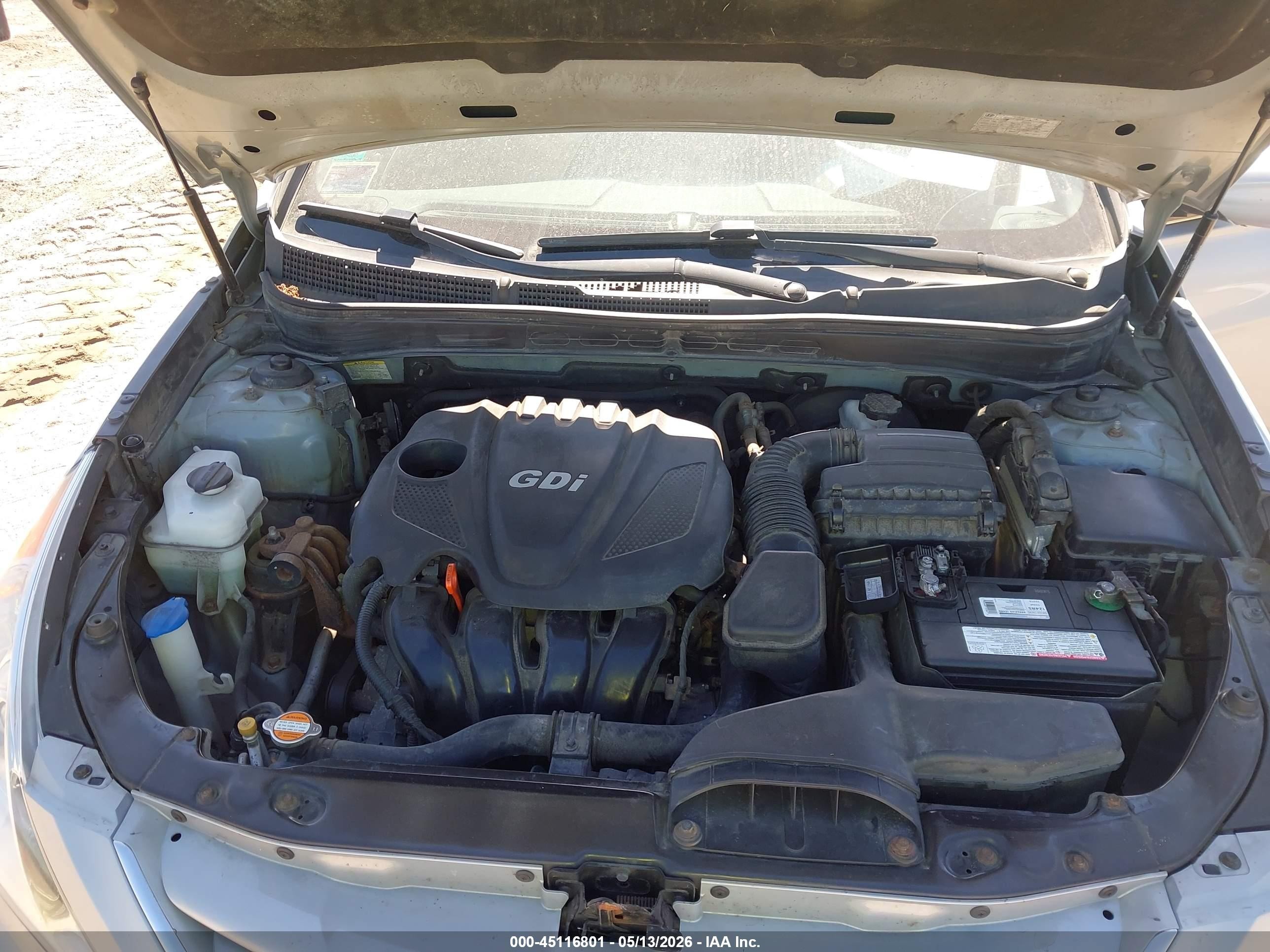 2013 Hyundai Sonata Gls Серебряный vin: 5NPEB4AC1DH532365