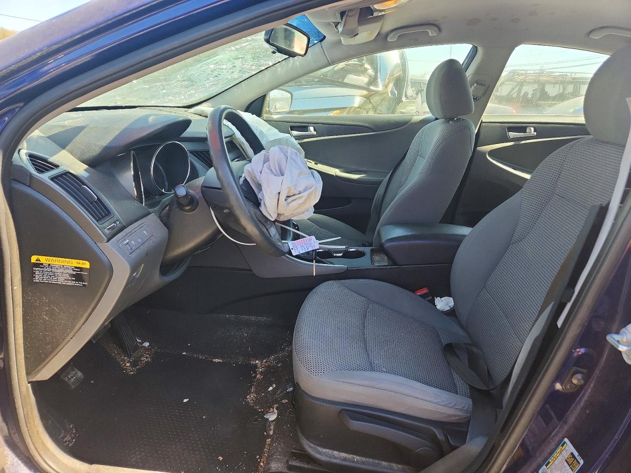 2013 Hyundai Sonata Gls Blue vin: 5NPEB4AC1DH535363