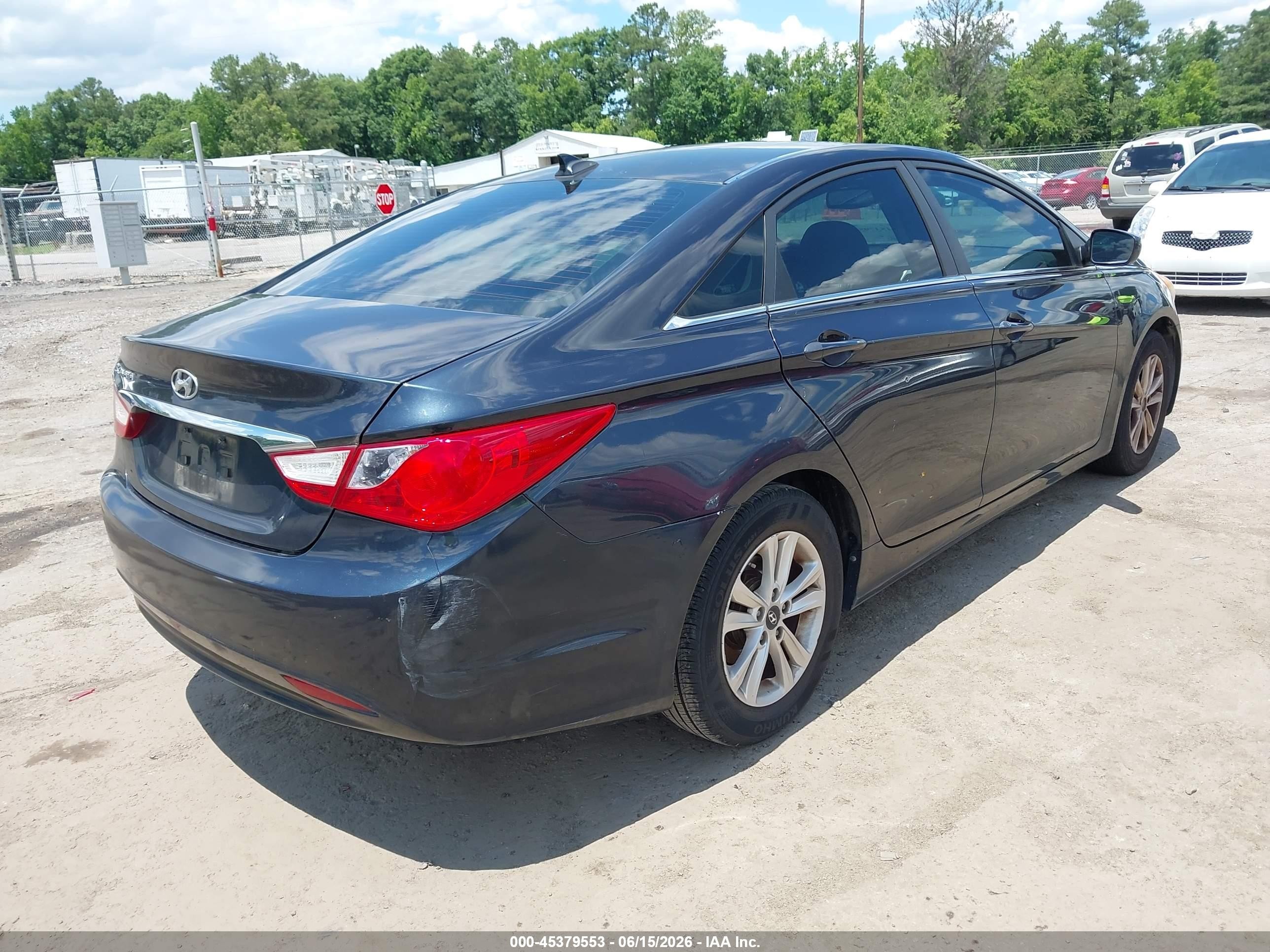 2013 Hyundai Sonata Gls Blue vin: 5NPEB4AC1DH538263
