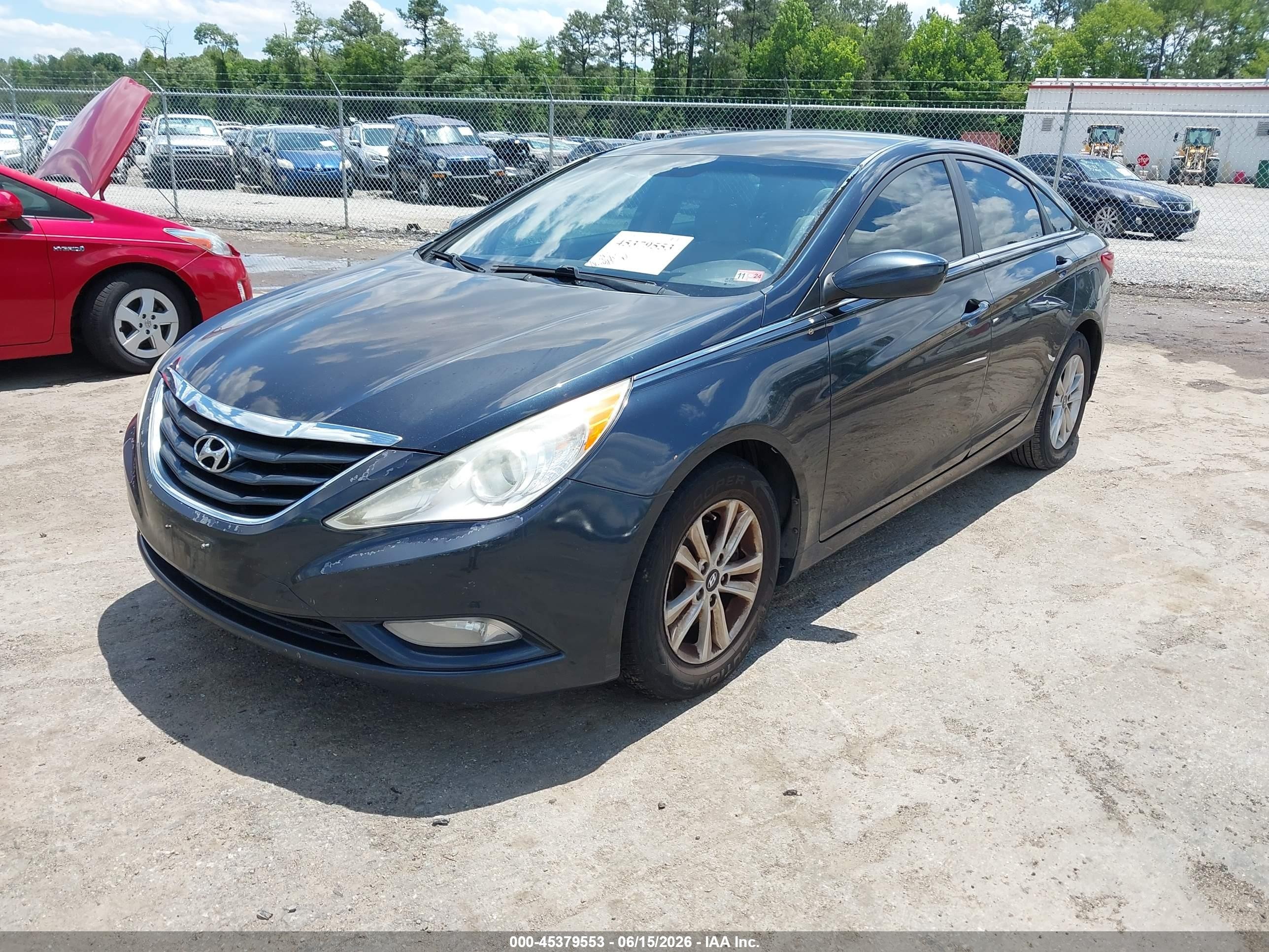 2013 Hyundai Sonata Gls Blue vin: 5NPEB4AC1DH538263