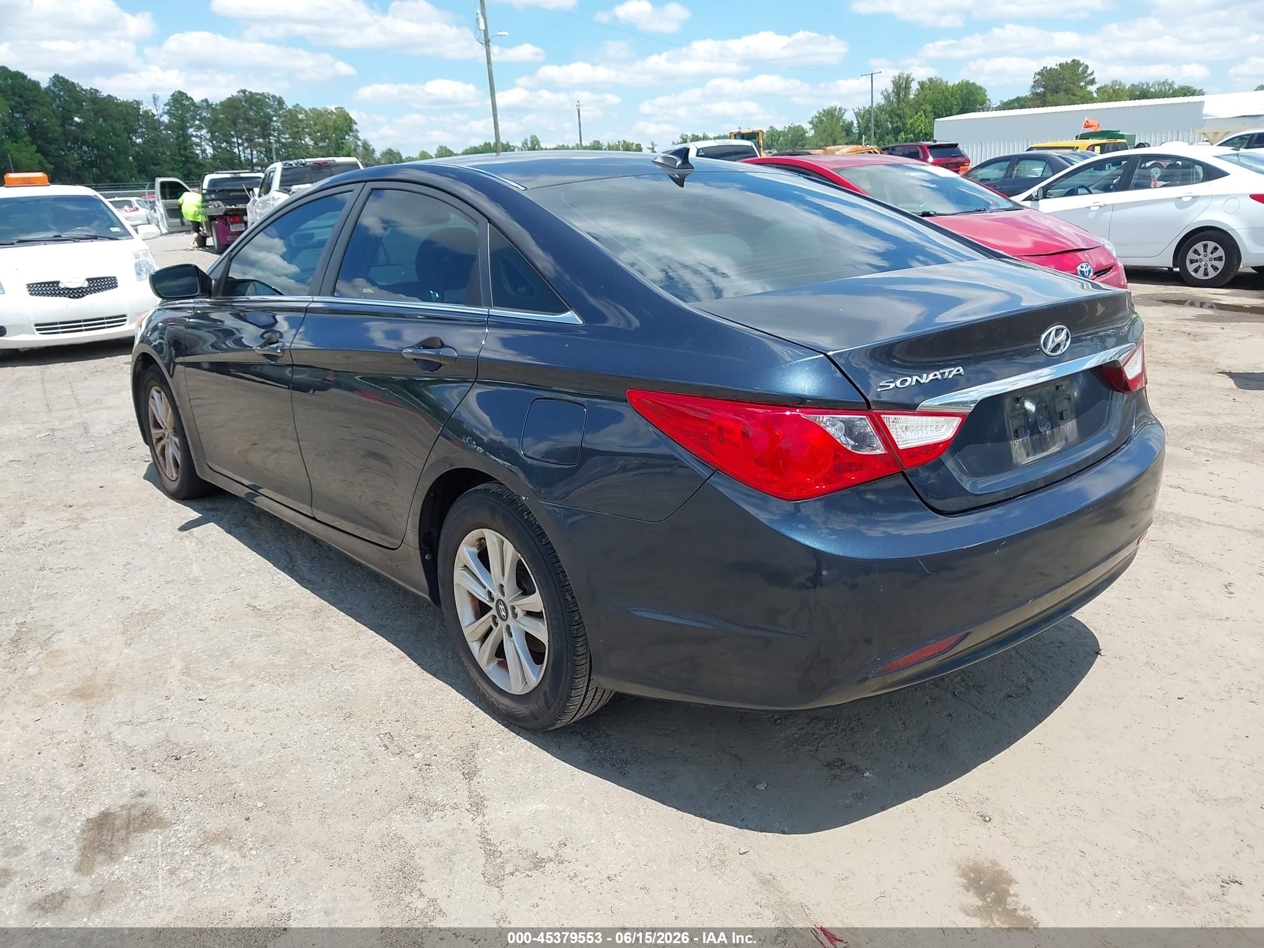 2013 Hyundai Sonata Gls Blue vin: 5NPEB4AC1DH538263