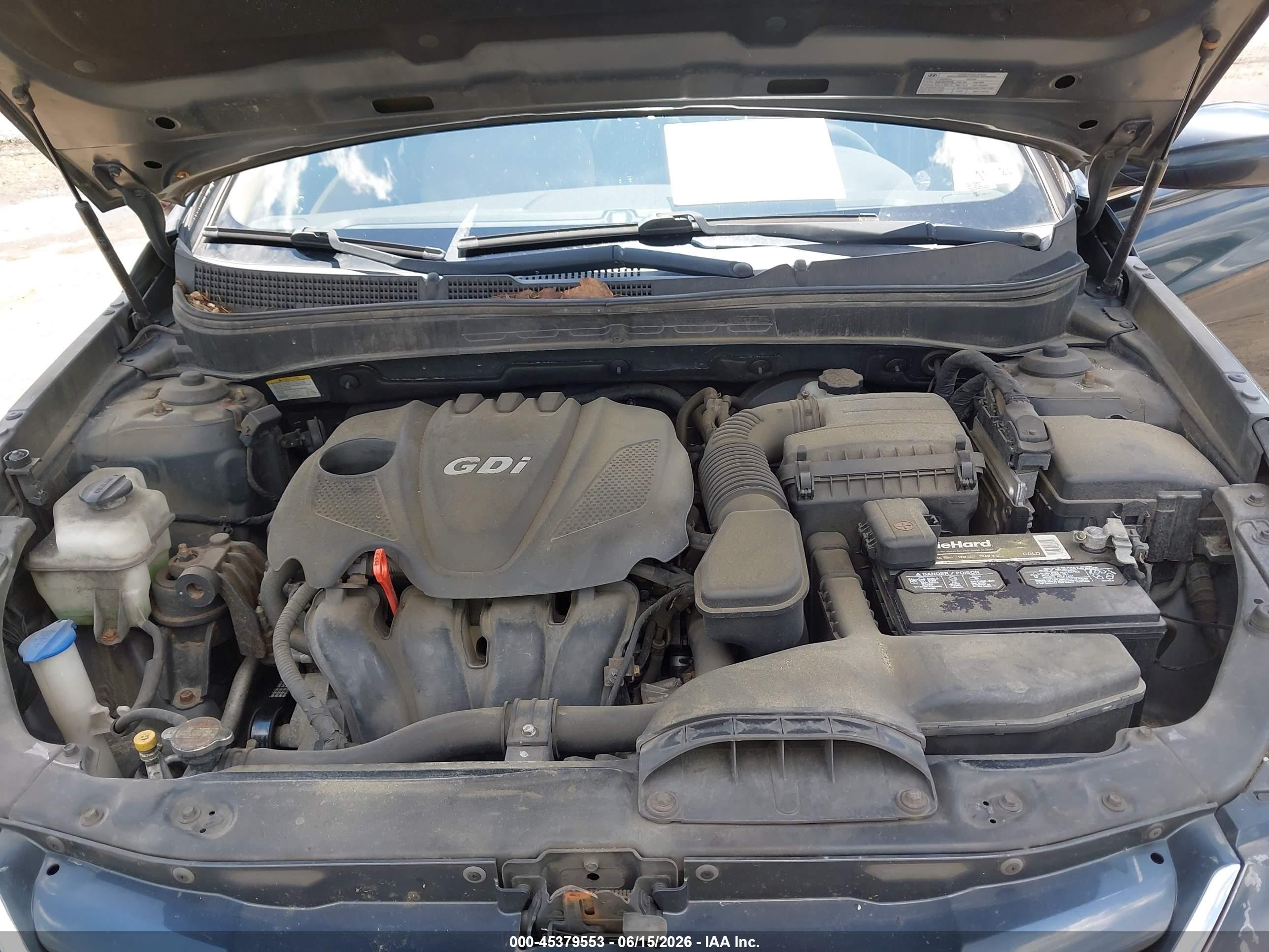 2013 Hyundai Sonata Gls Blue vin: 5NPEB4AC1DH538263