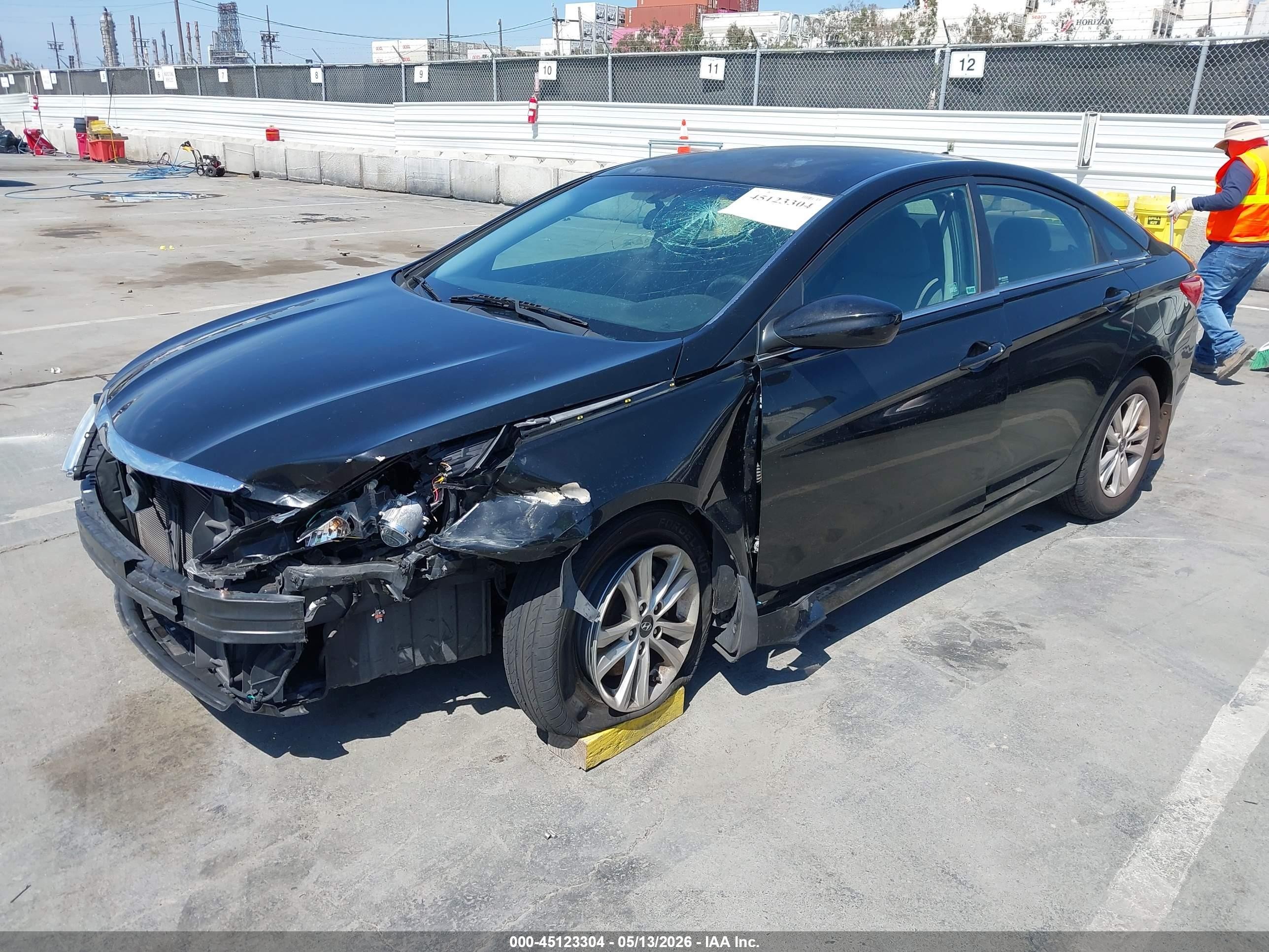 2013 Hyundai Sonata Gls Black vin: 5NPEB4AC1DH538893