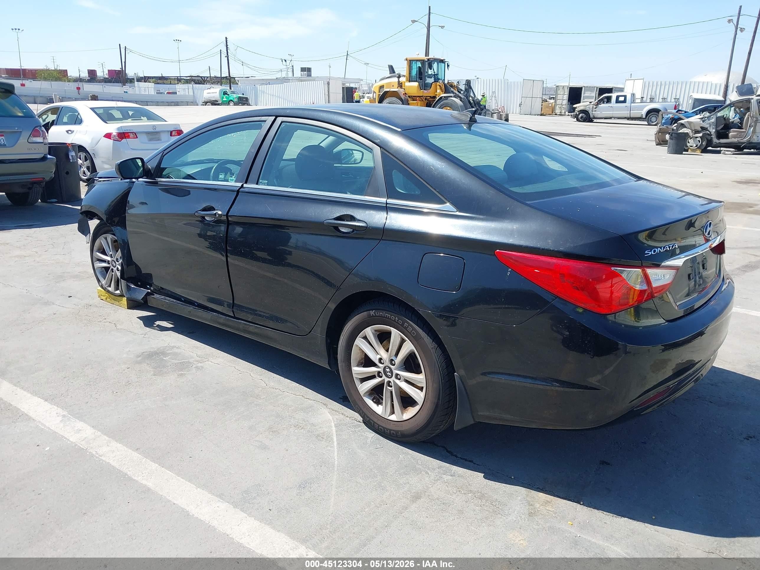 2013 Hyundai Sonata Gls Black vin: 5NPEB4AC1DH538893