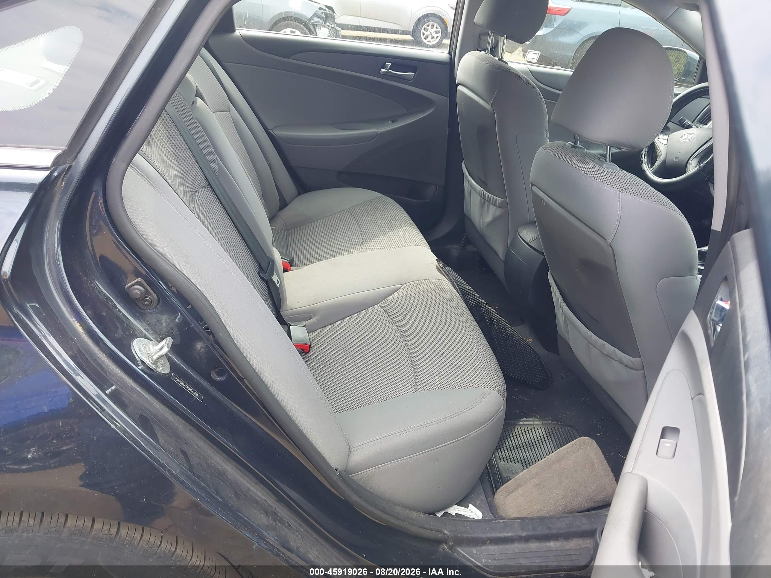 2013 Hyundai Sonata Gls Черный vin: 5NPEB4AC1DH541891