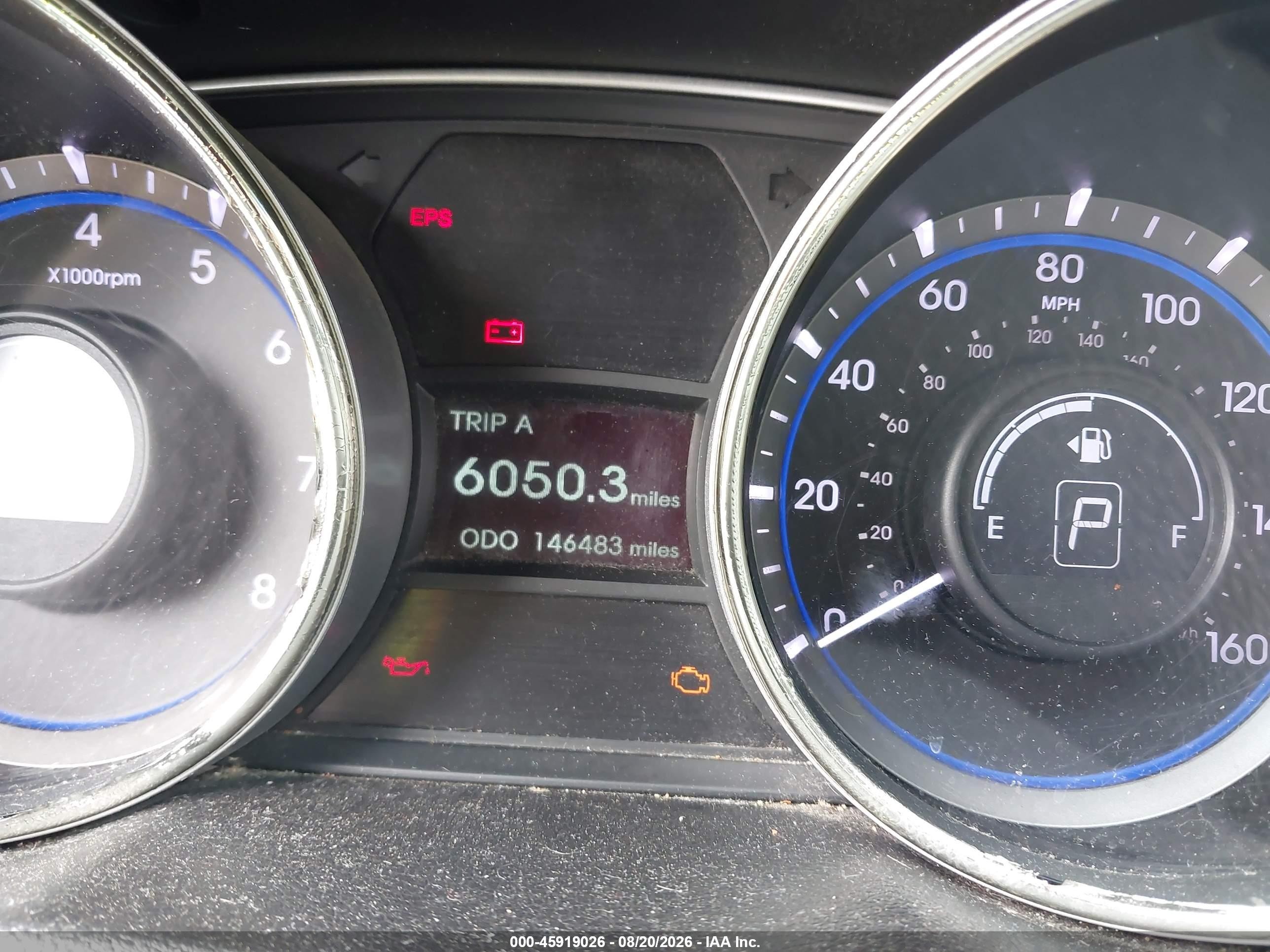 2013 Hyundai Sonata Gls Черный vin: 5NPEB4AC1DH541891
