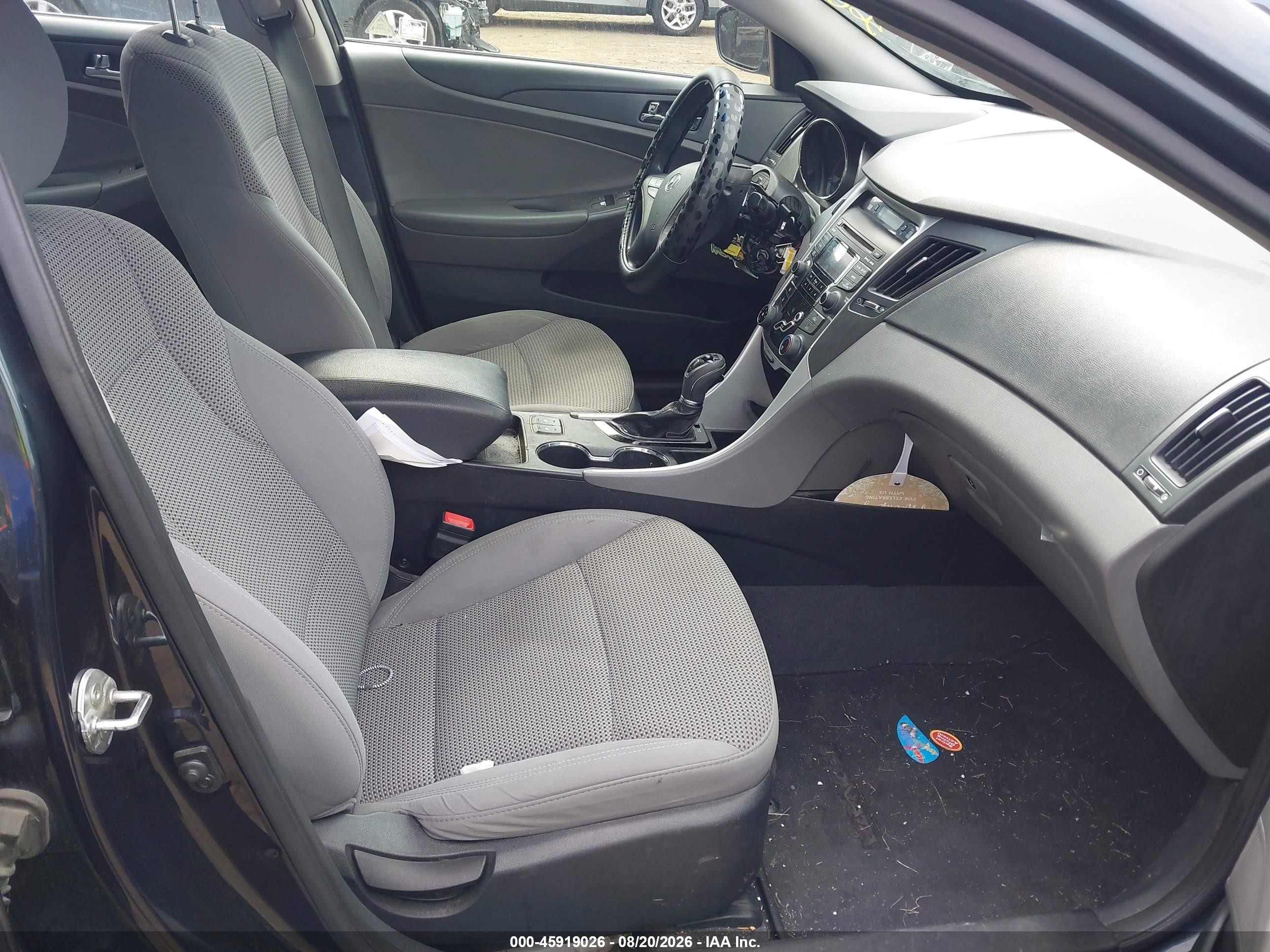 2013 Hyundai Sonata Gls Черный vin: 5NPEB4AC1DH541891