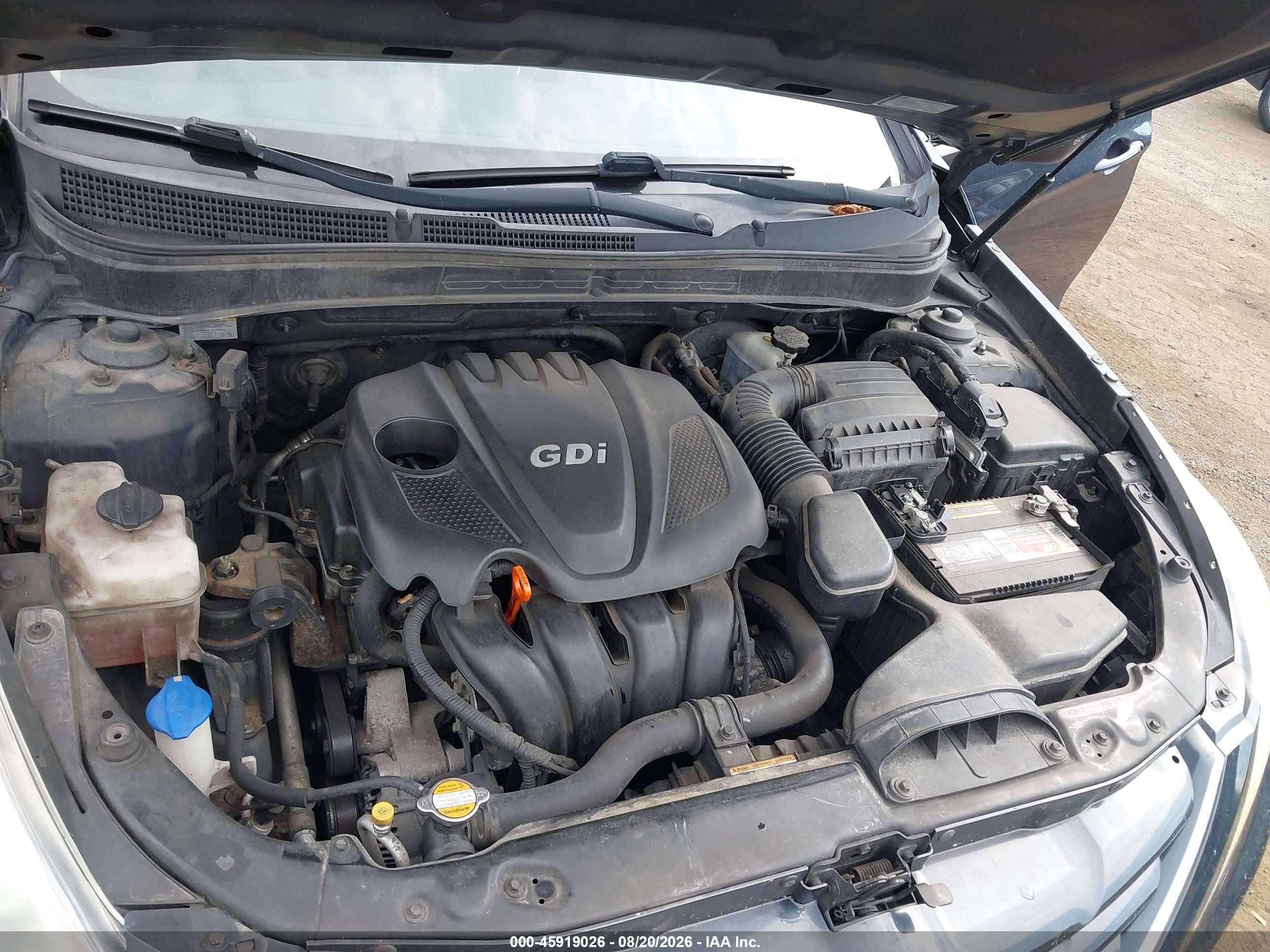 2013 Hyundai Sonata Gls Черный vin: 5NPEB4AC1DH541891