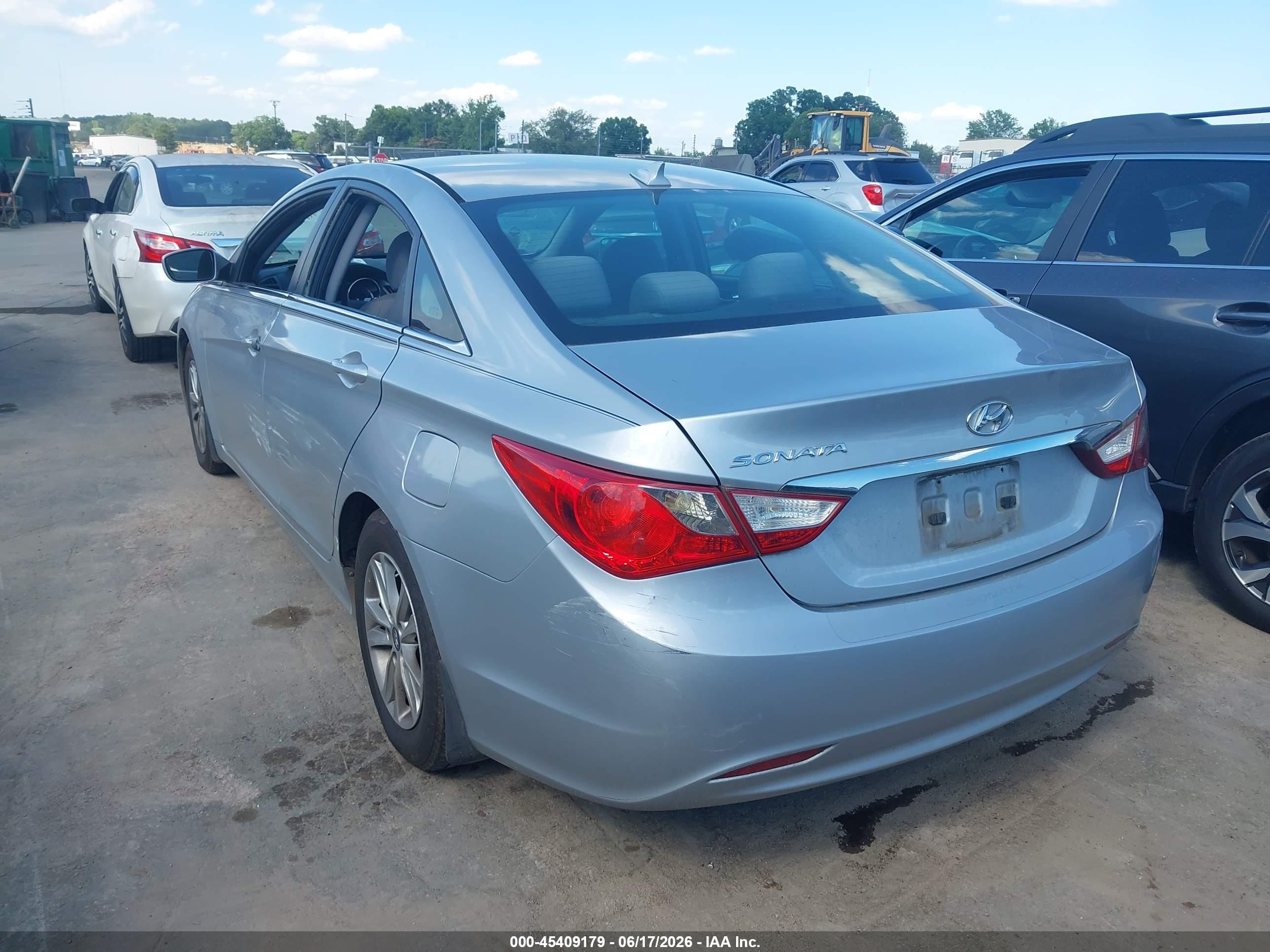 2013 Hyundai Sonata Gls Silver vin: 5NPEB4AC1DH553183