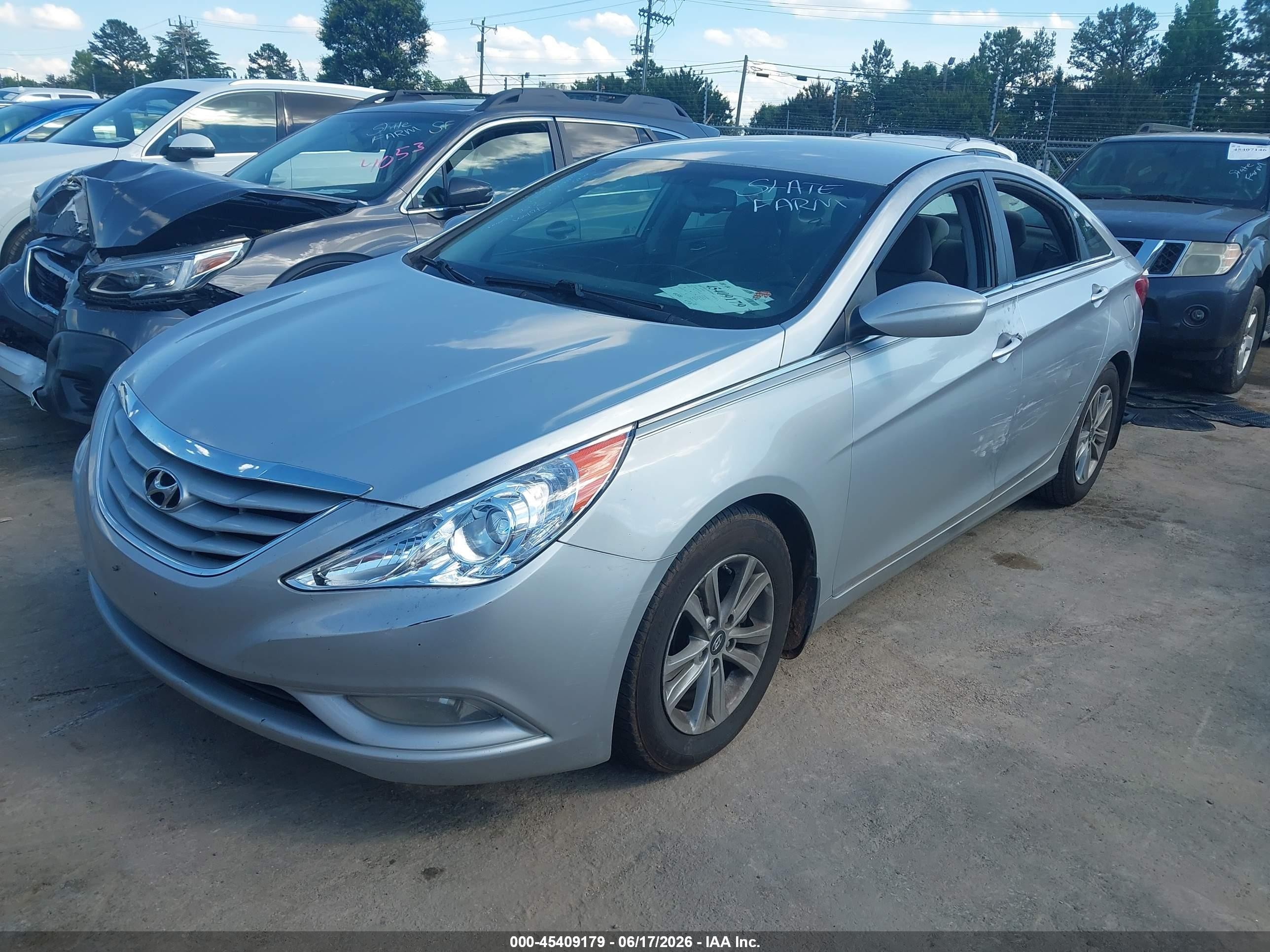 2013 Hyundai Sonata Gls Silver vin: 5NPEB4AC1DH553183