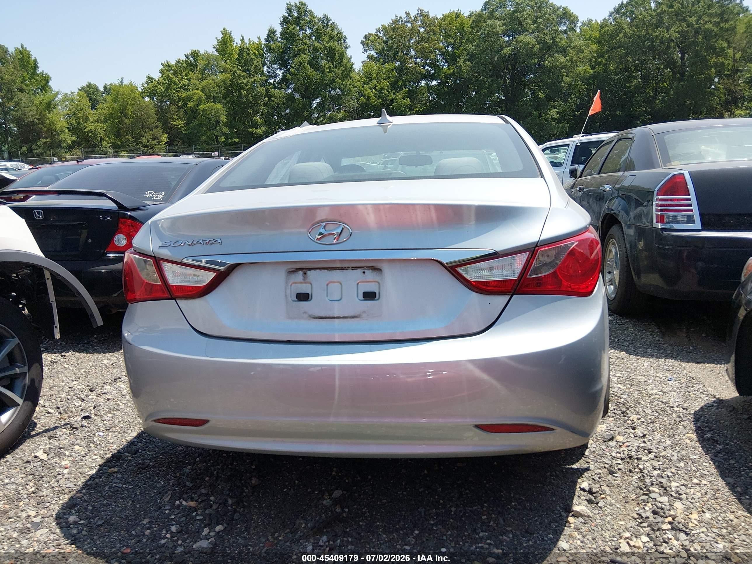 2013 Hyundai Sonata Gls Silver vin: 5NPEB4AC1DH553183
