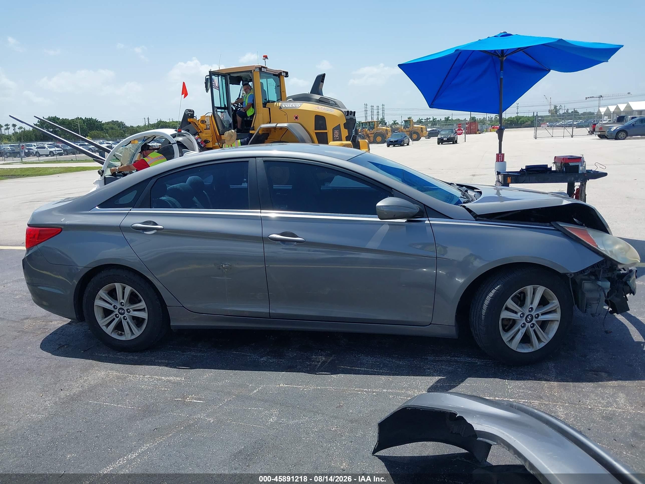 2013 Hyundai Sonata Gls Silver vin: 5NPEB4AC1DH557346