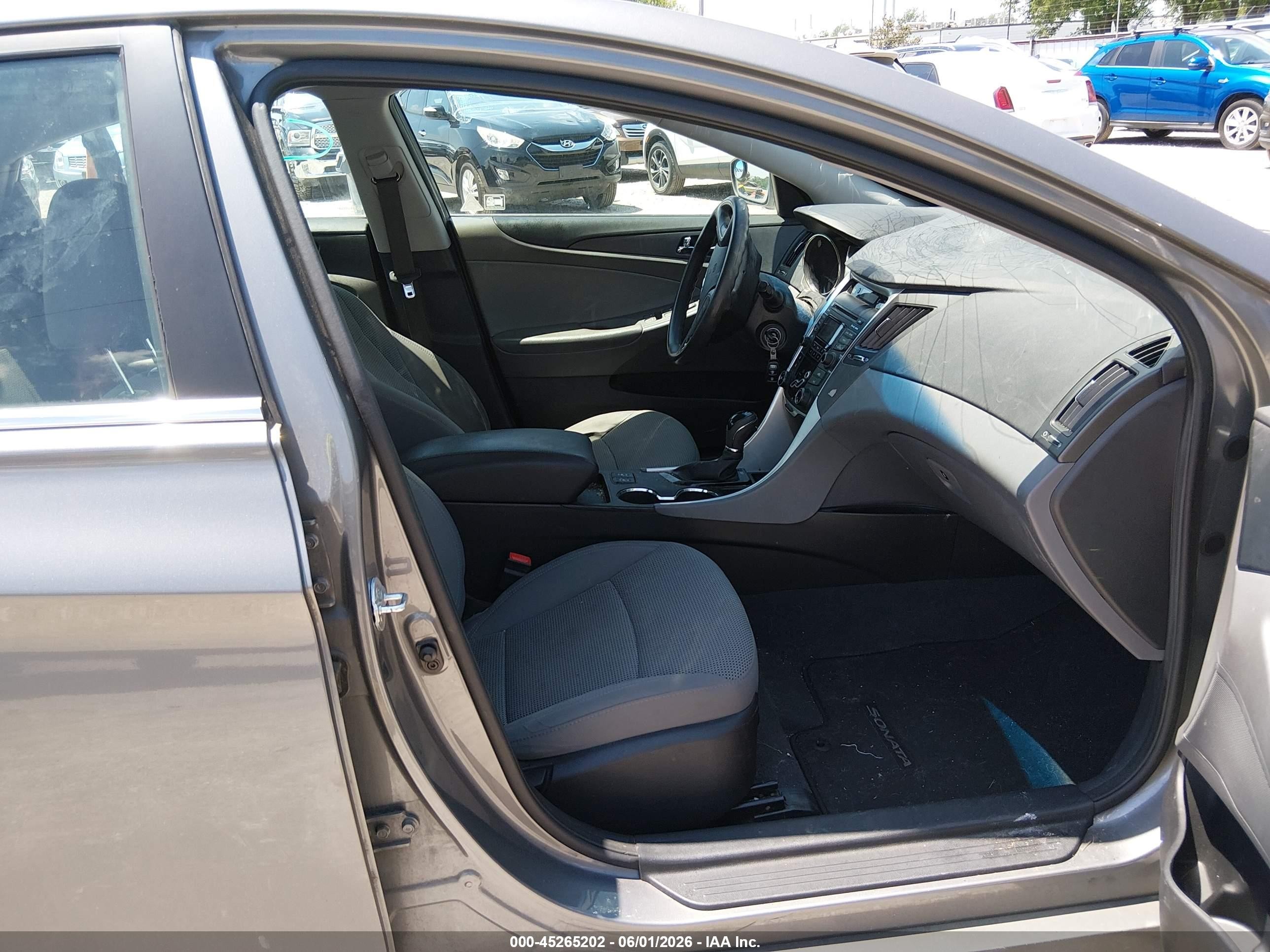 2013 Hyundai Sonata Gls Gray vin: 5NPEB4AC1DH567732