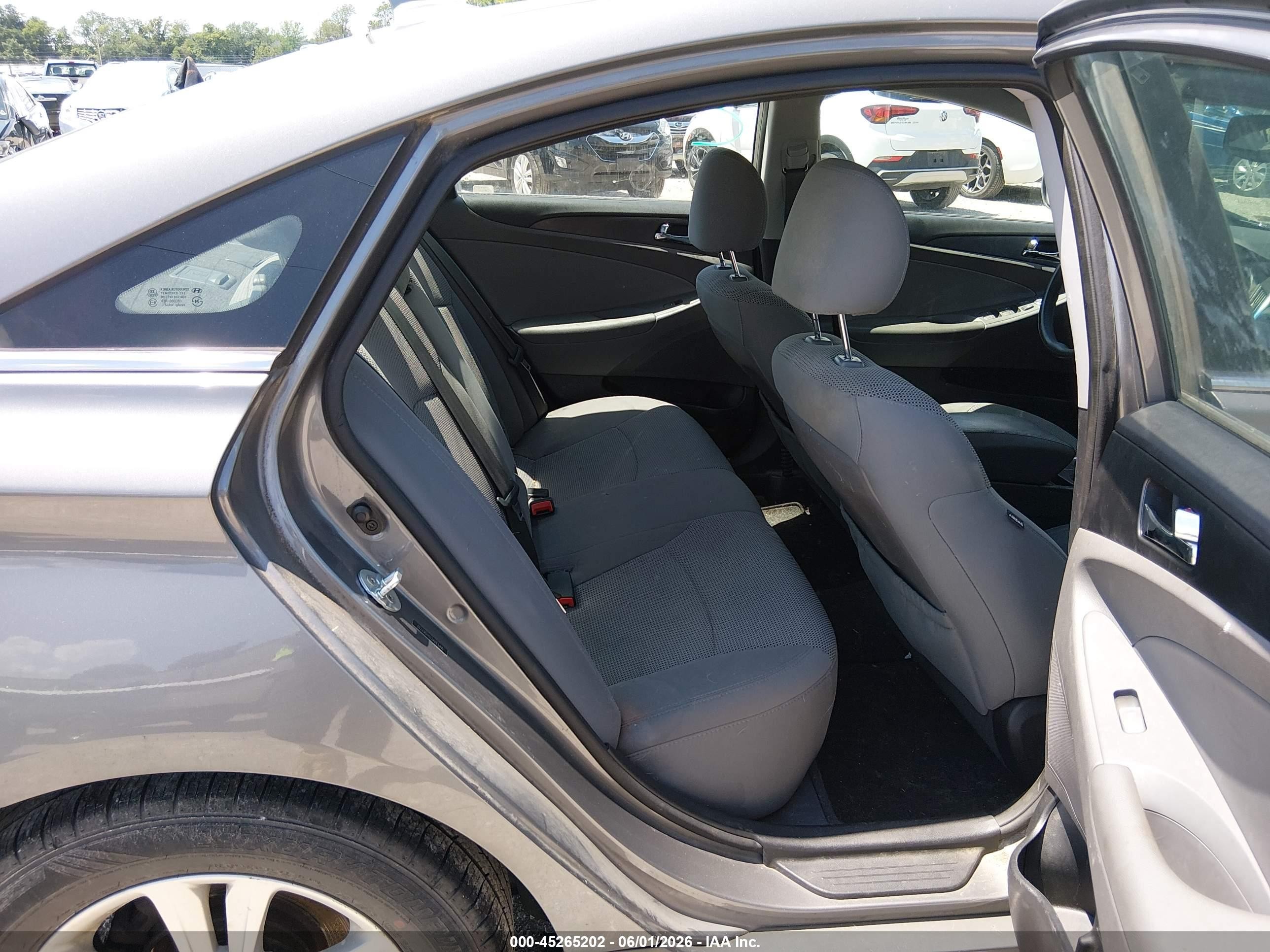 2013 Hyundai Sonata Gls Gray vin: 5NPEB4AC1DH567732