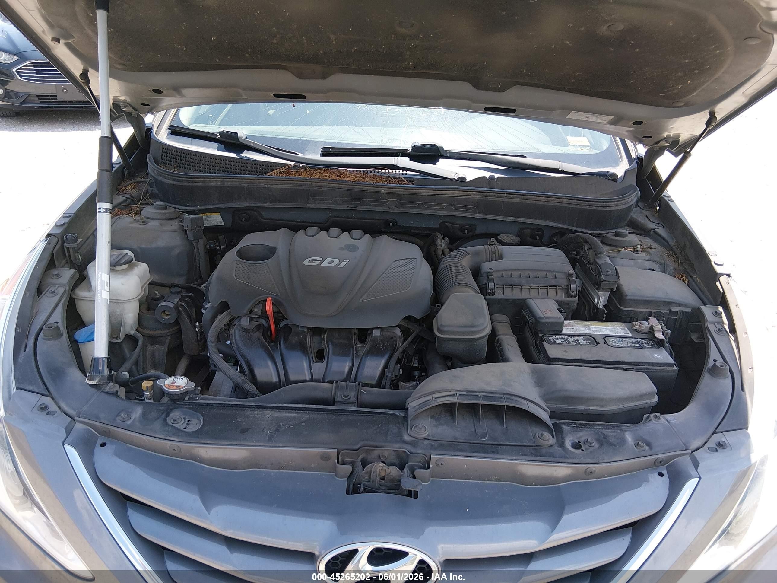 2013 Hyundai Sonata Gls Gray vin: 5NPEB4AC1DH567732