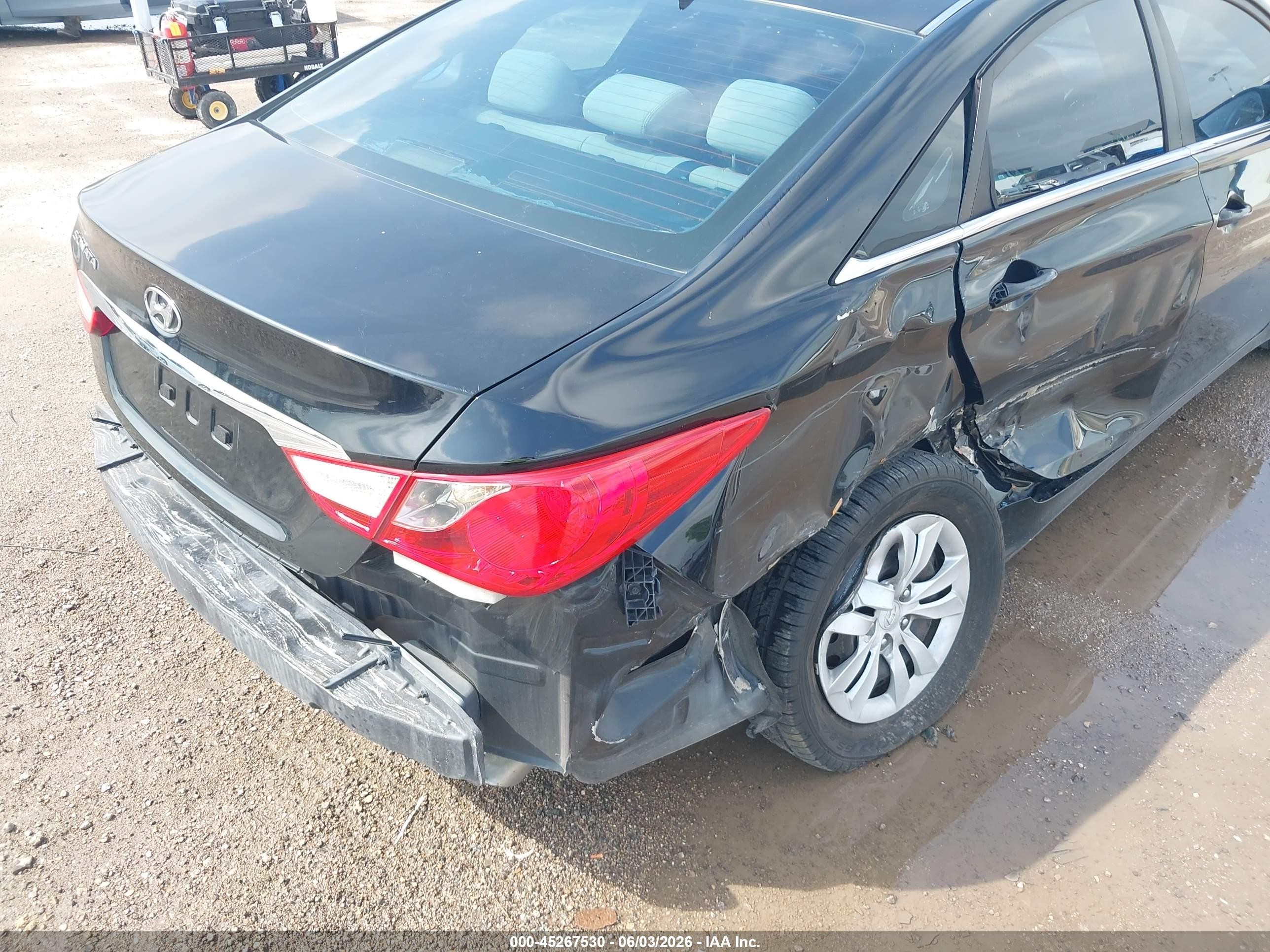 2013 Hyundai Sonata Gls Black vin: 5NPEB4AC1DH570890