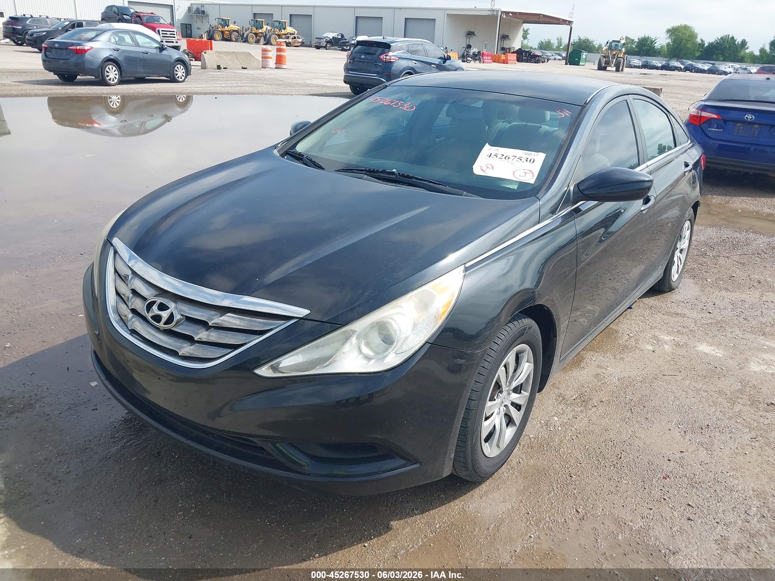 2013 Hyundai Sonata Gls Black vin: 5NPEB4AC1DH570890