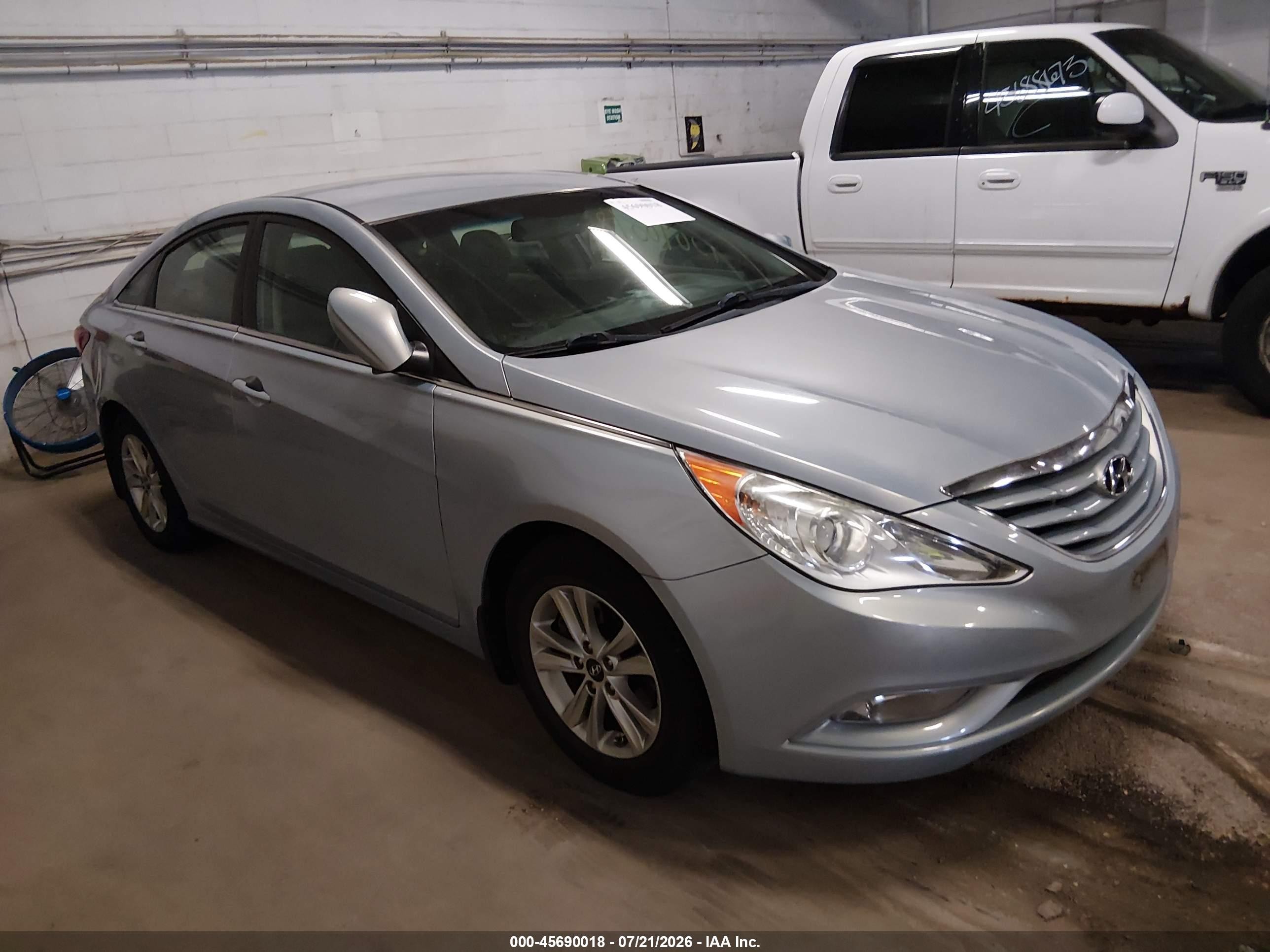 2013 Hyundai Sonata Gls Blue vin: 5NPEB4AC1DH578665