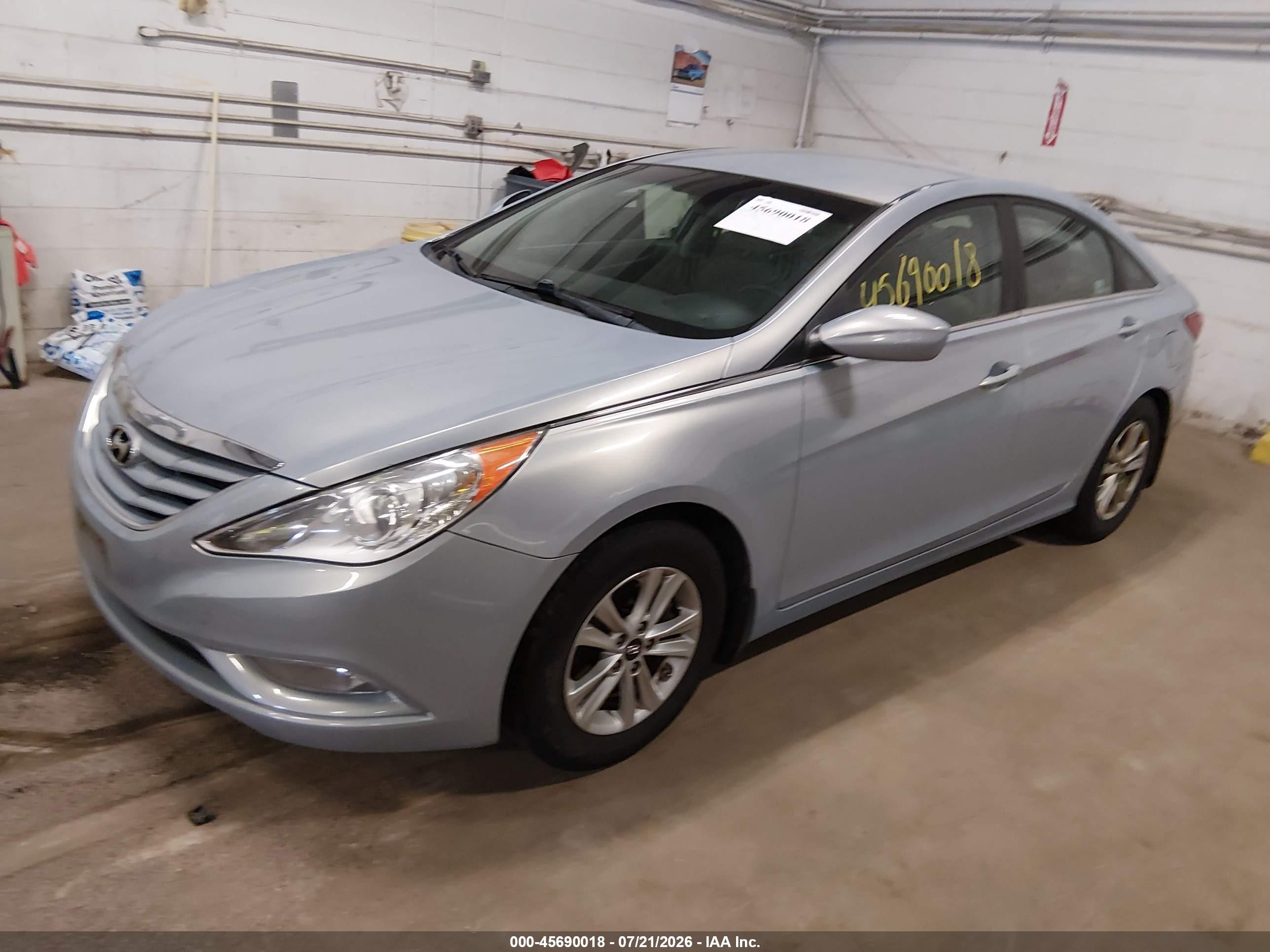 2013 Hyundai Sonata Gls Blue vin: 5NPEB4AC1DH578665