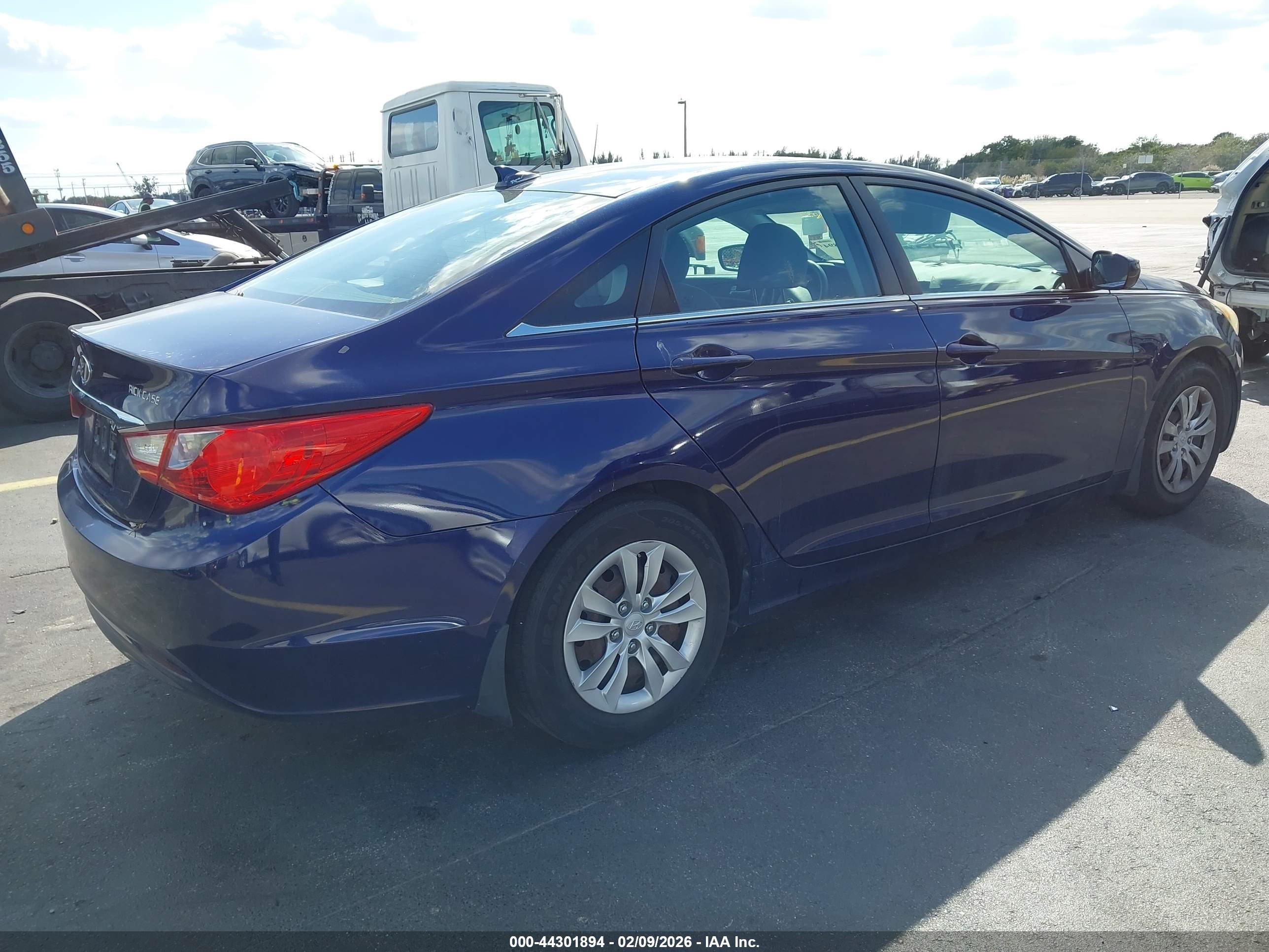 2013 Hyundai Sonata Gls Blue vin: 5NPEB4AC1DH587074