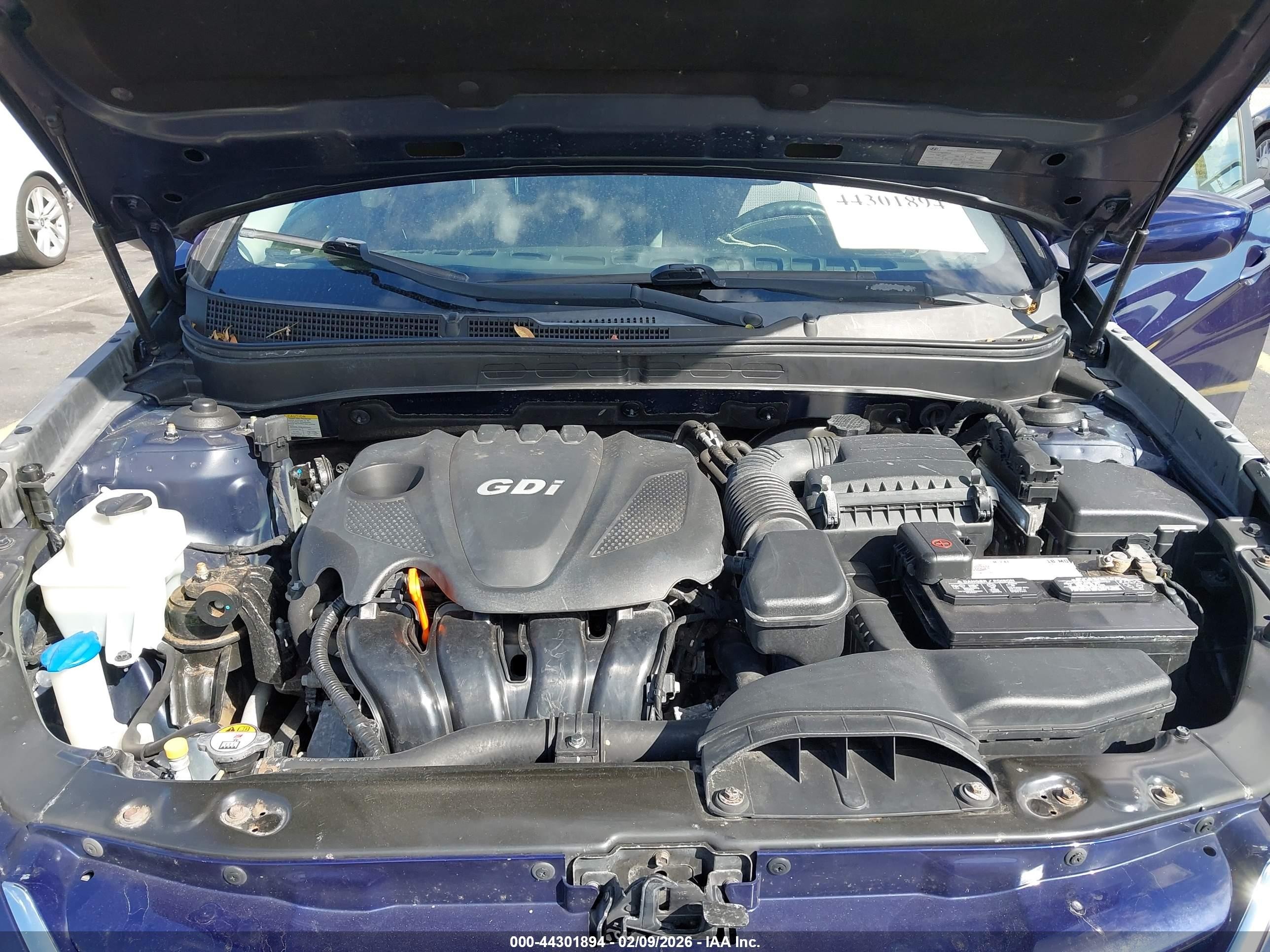 2013 Hyundai Sonata Gls Blue vin: 5NPEB4AC1DH587074