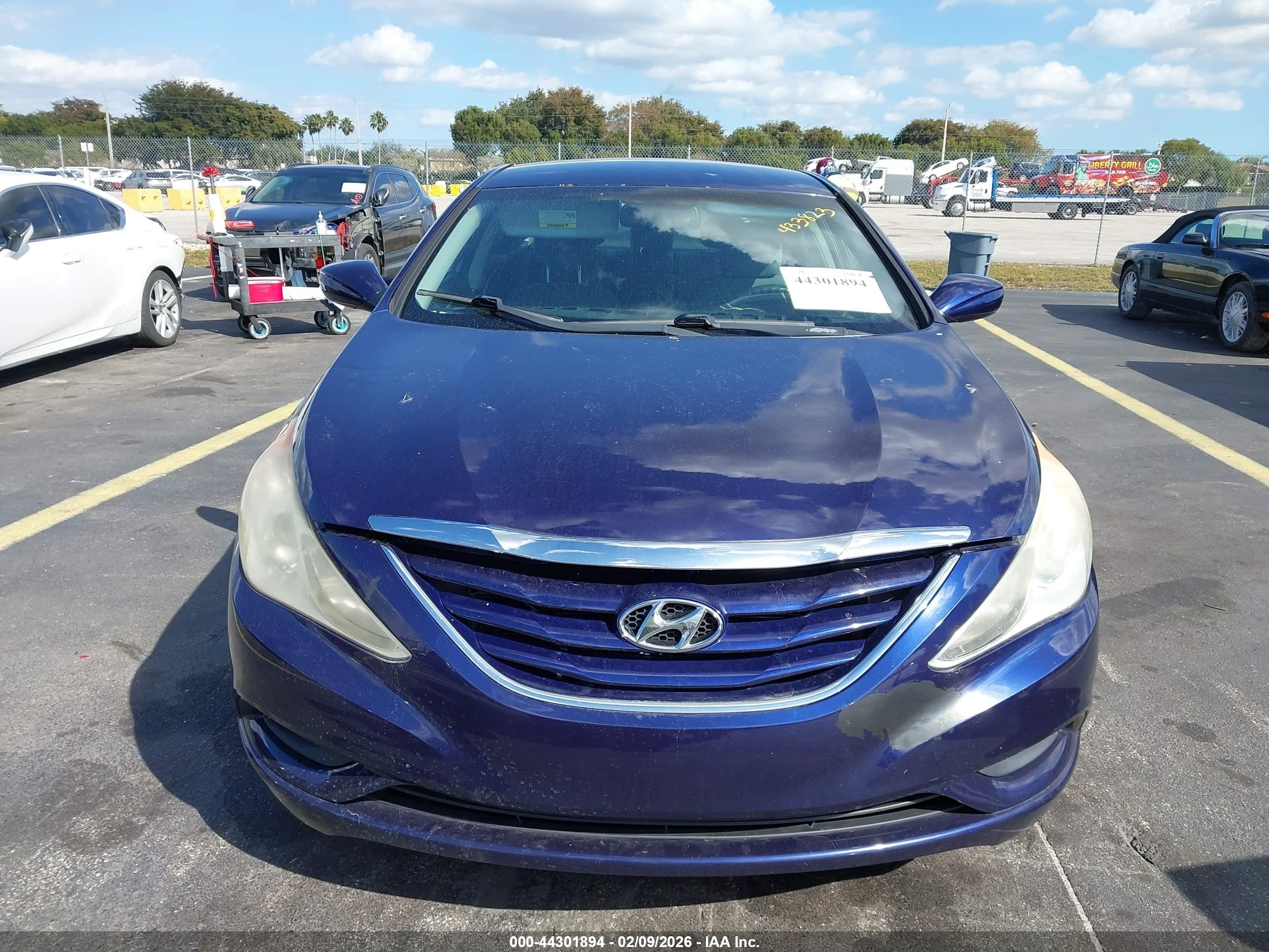 2013 Hyundai Sonata Gls Blue vin: 5NPEB4AC1DH587074