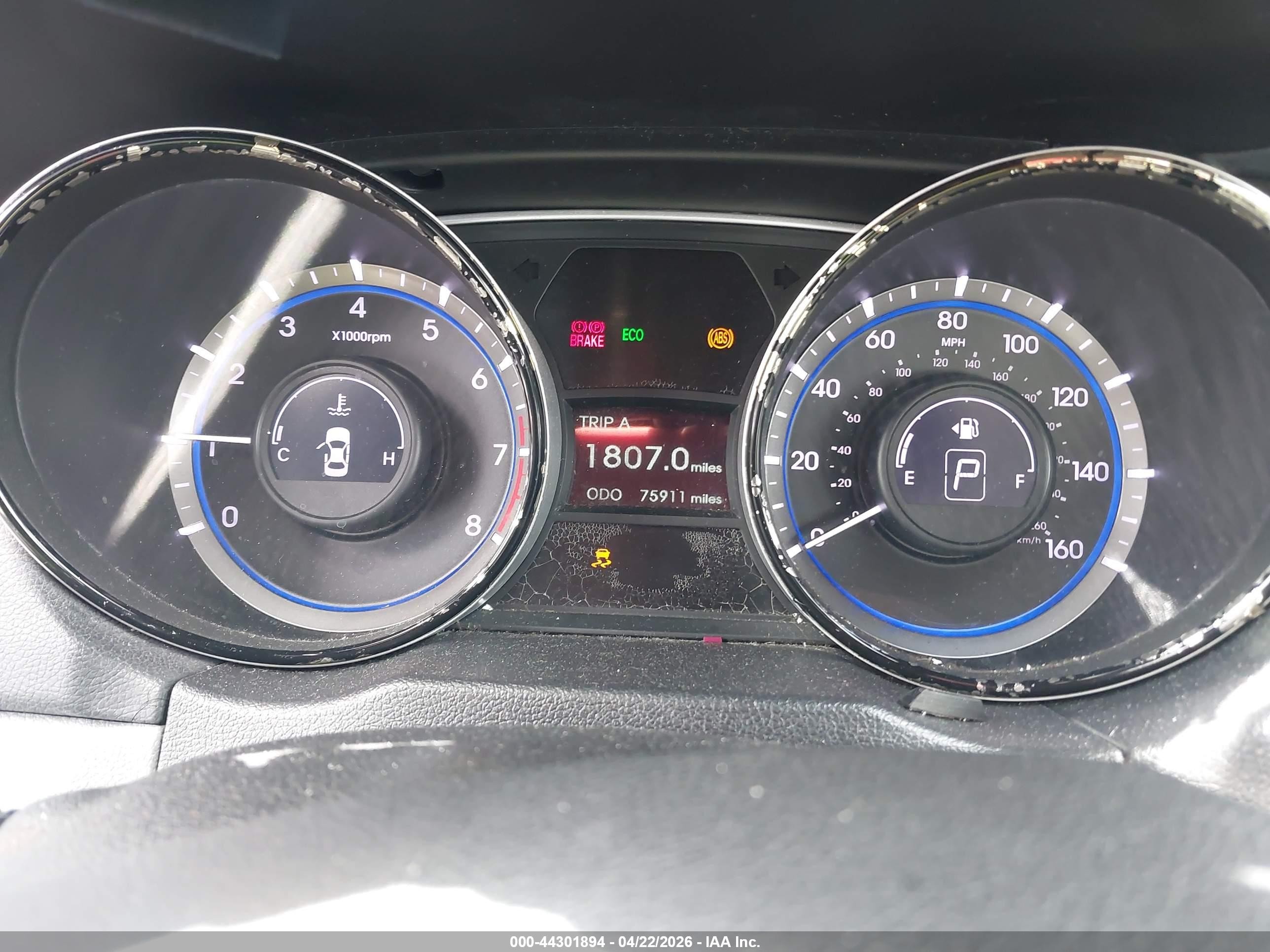 2013 Hyundai Sonata Gls Blue vin: 5NPEB4AC1DH587074