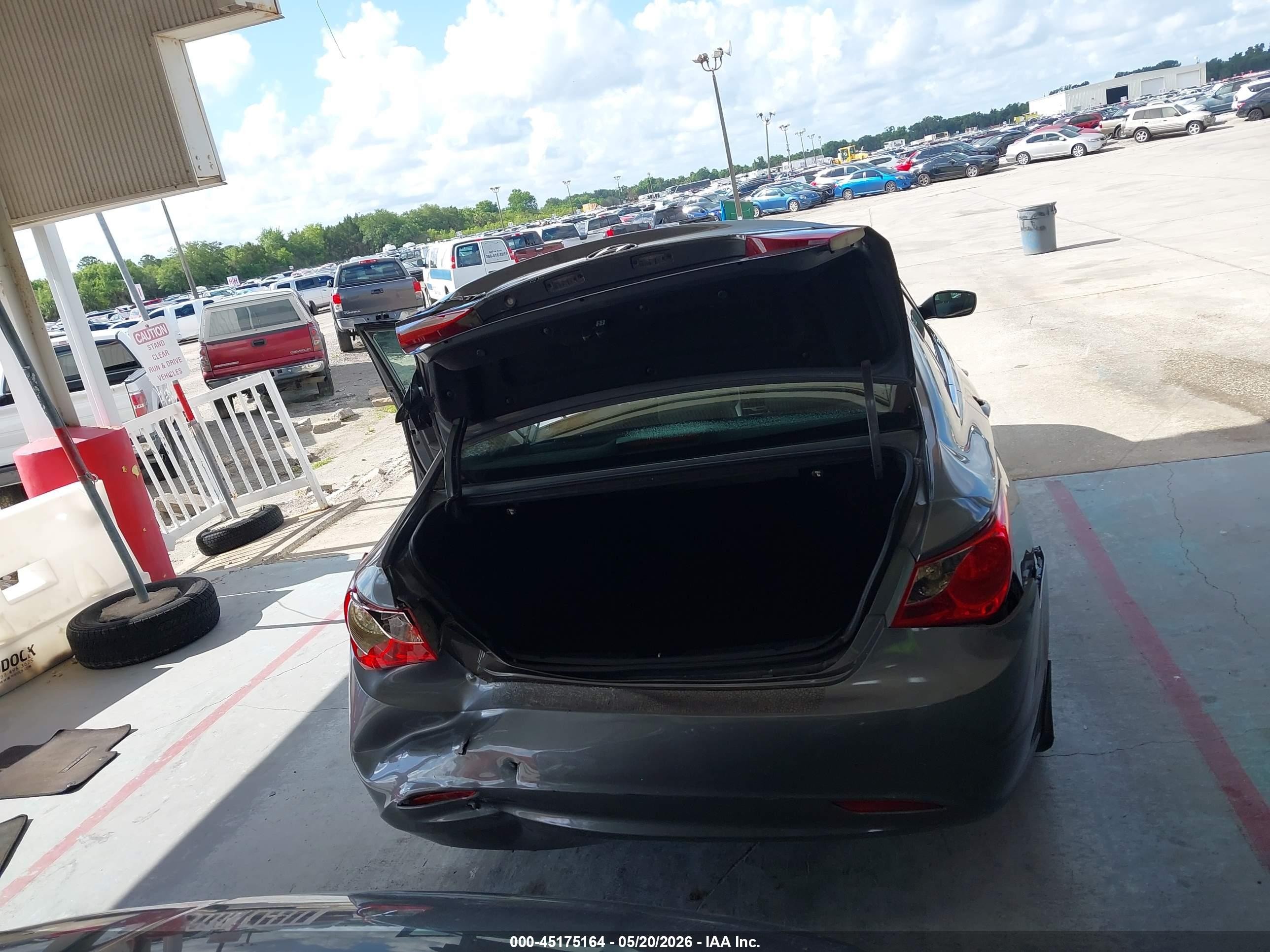 2013 Hyundai Sonata Gls Серый vin: 5NPEB4AC1DH595112