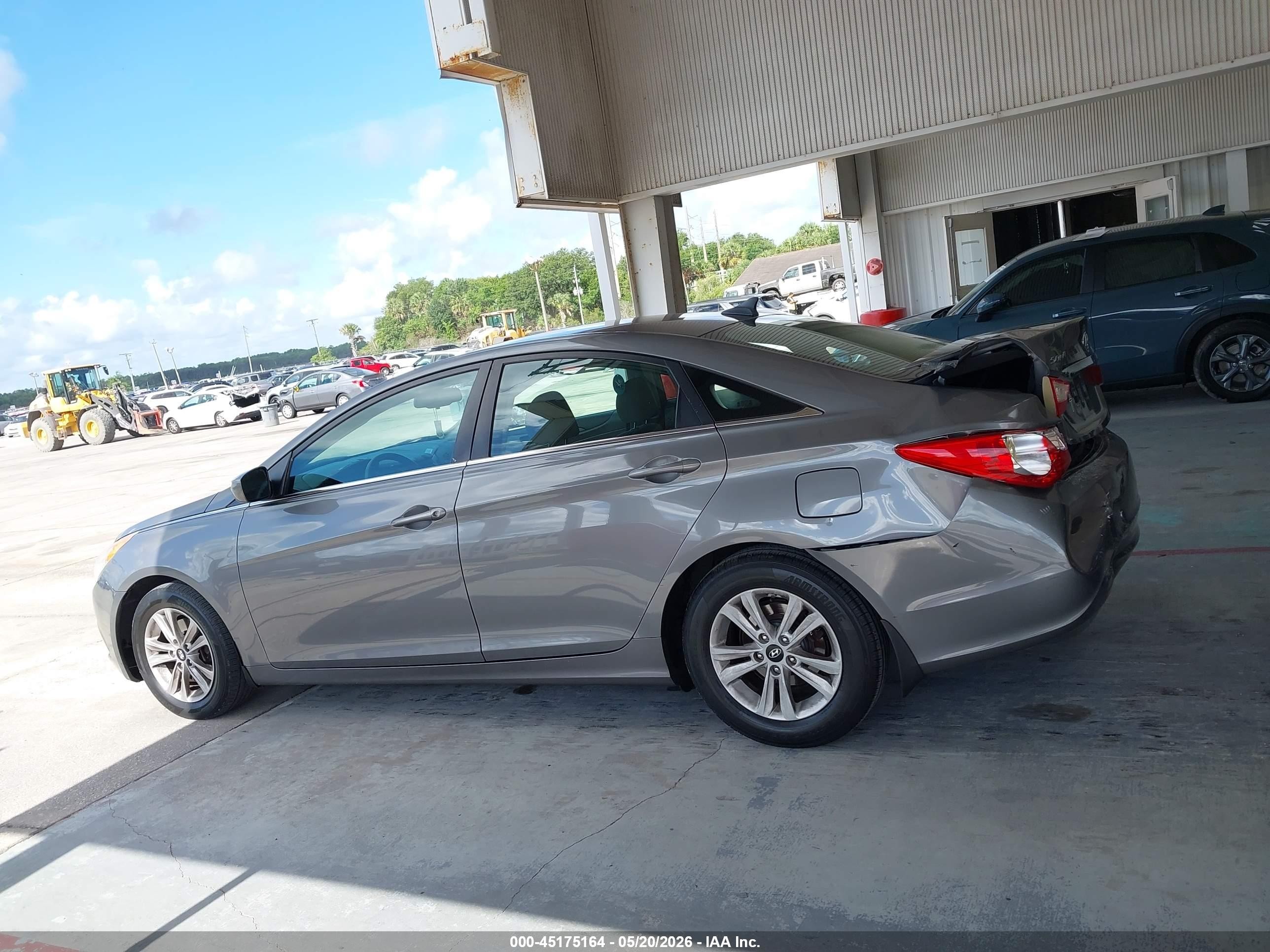 2013 Hyundai Sonata Gls Серый vin: 5NPEB4AC1DH595112