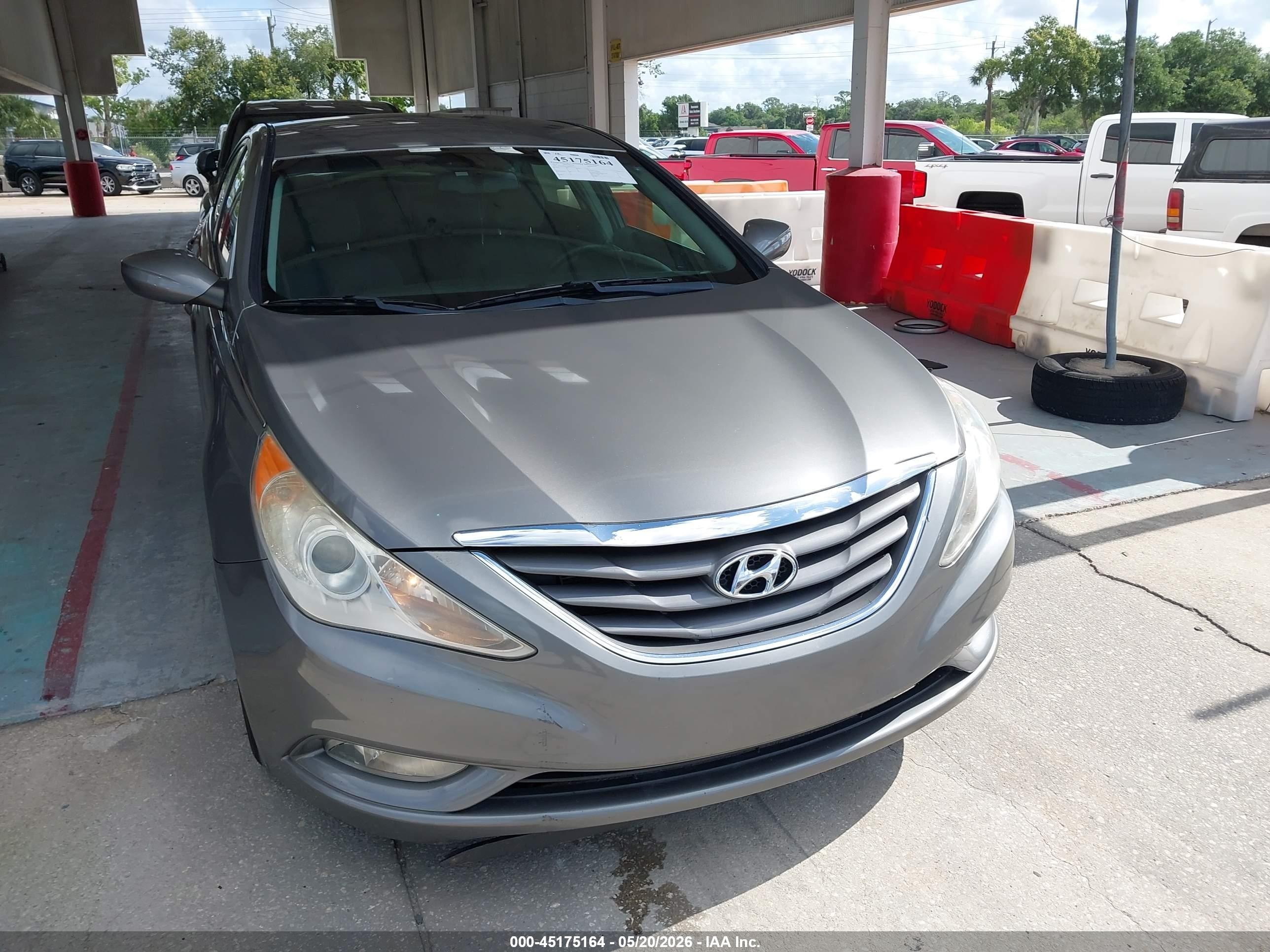2013 Hyundai Sonata Gls Серый vin: 5NPEB4AC1DH595112