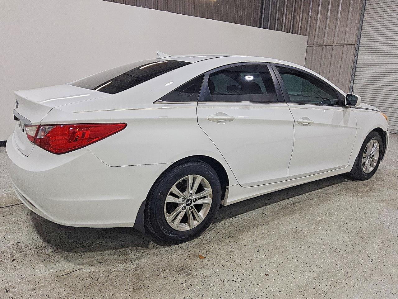 2013 Hyundai Sonata Gls White vin: 5NPEB4AC1DH598964